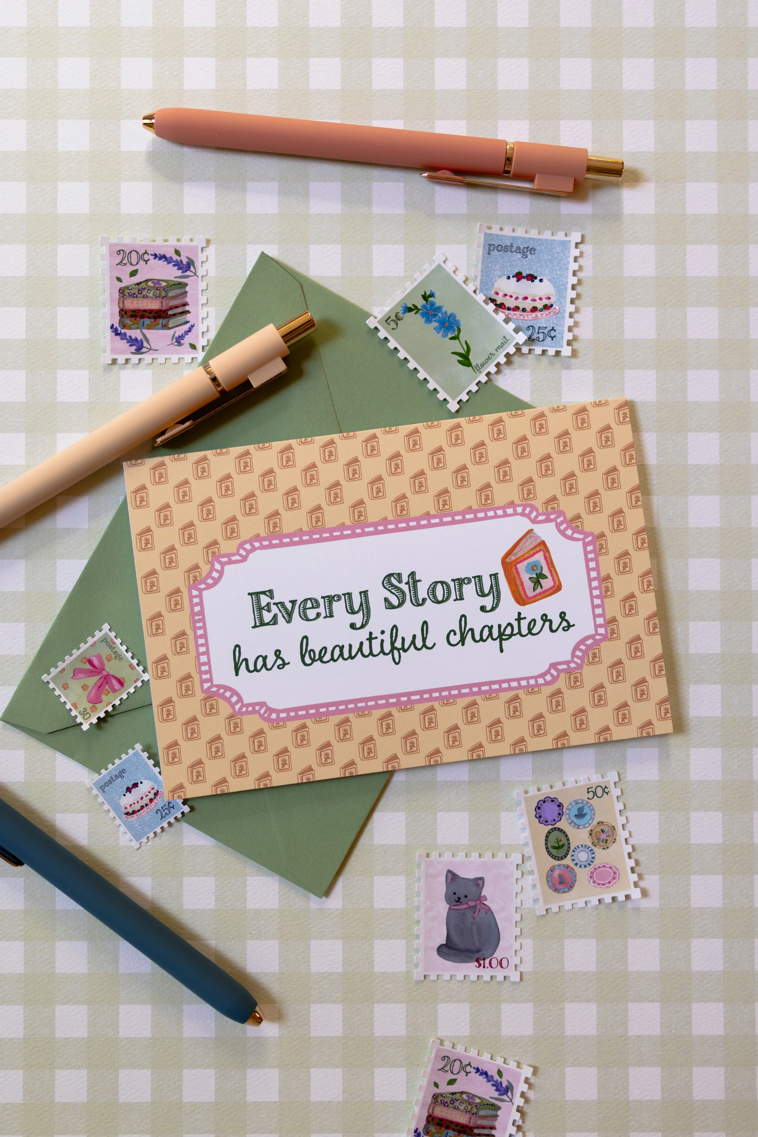 Every Story Has Beautiful Chapter Greeting Card