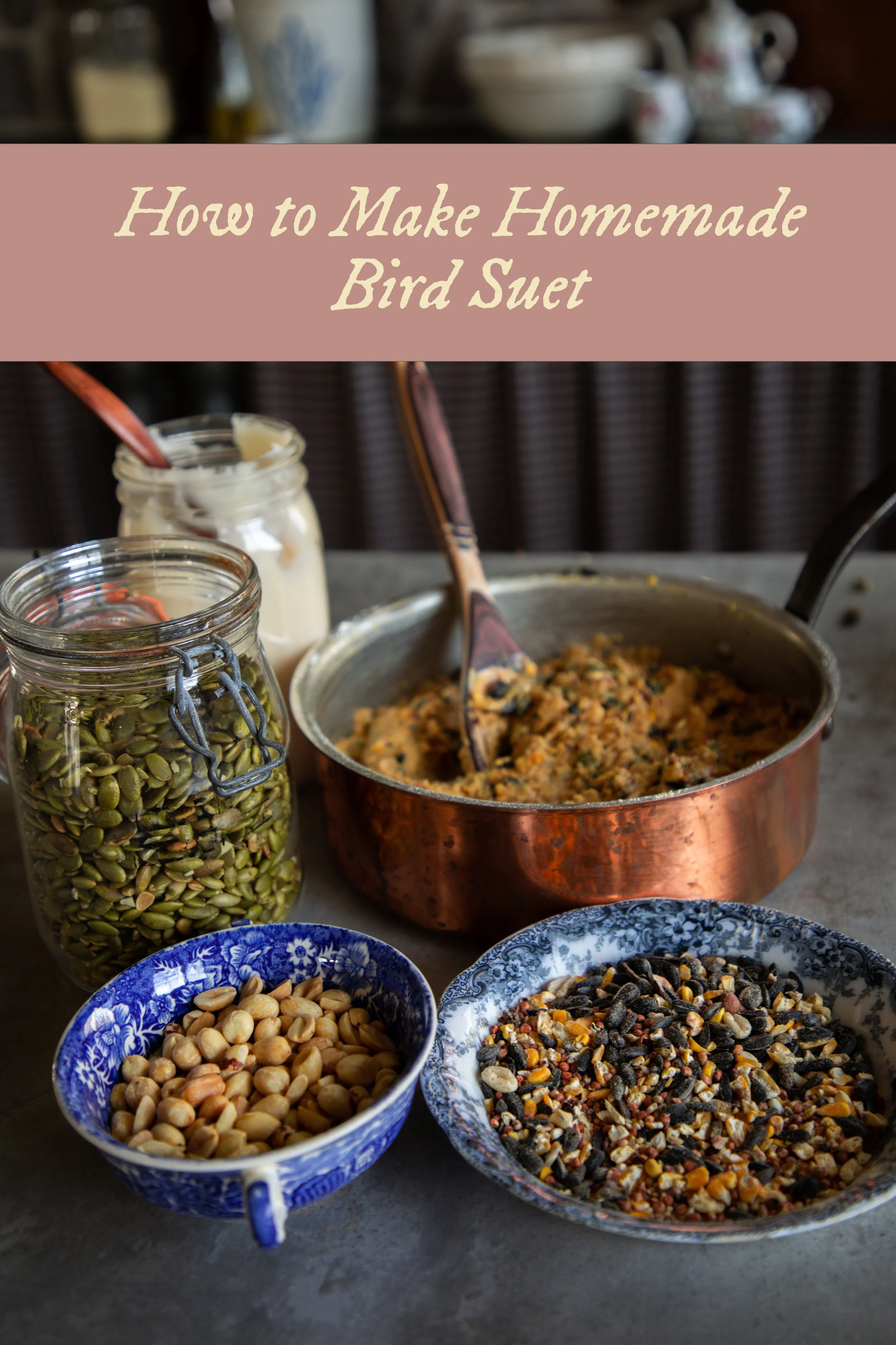How to Make Homemade Suet for Birds — Under A Tin Roof