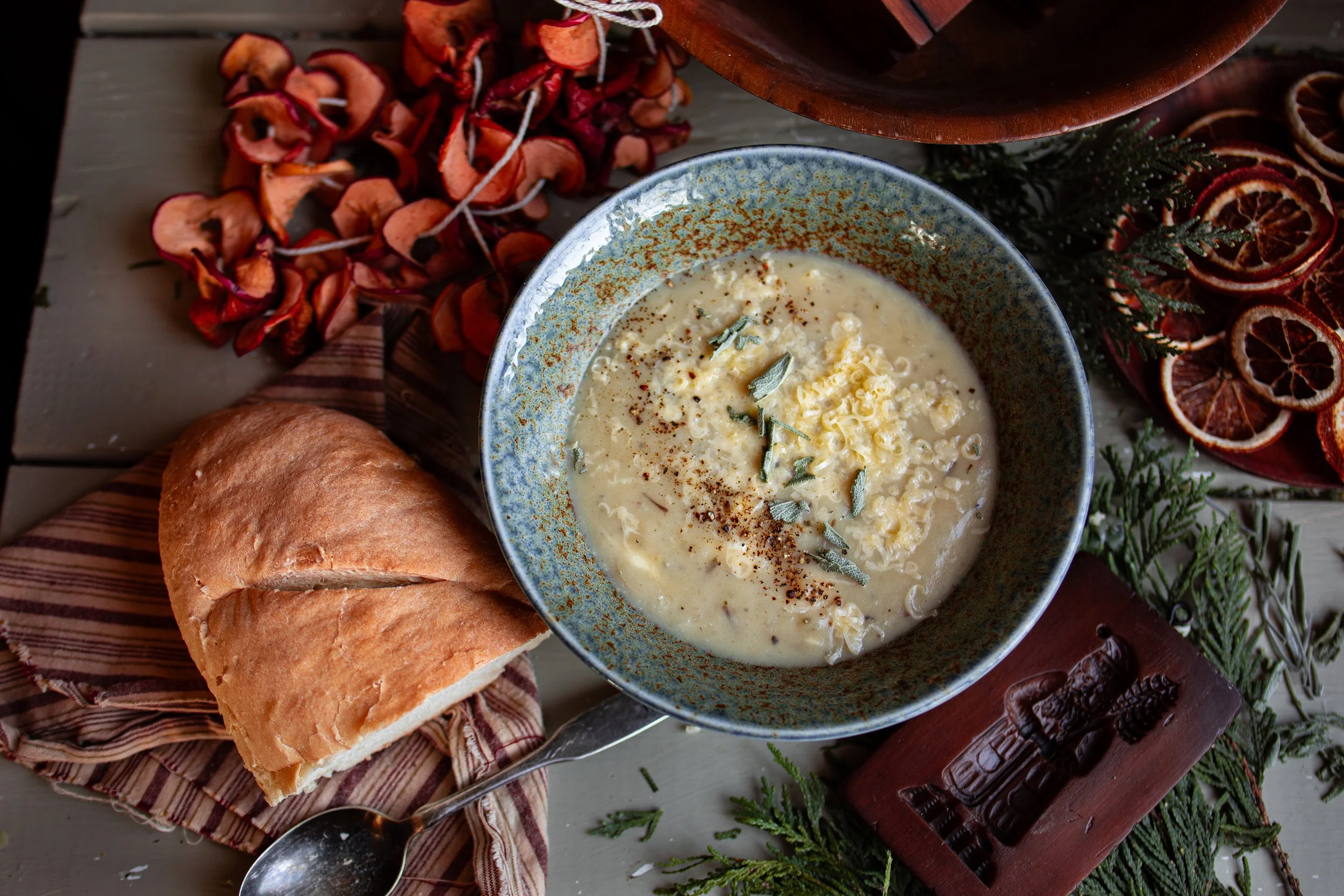 Pioneer Potato Soup from Kirsten’s World American Girl Recipes Hearty Frontier Comfort