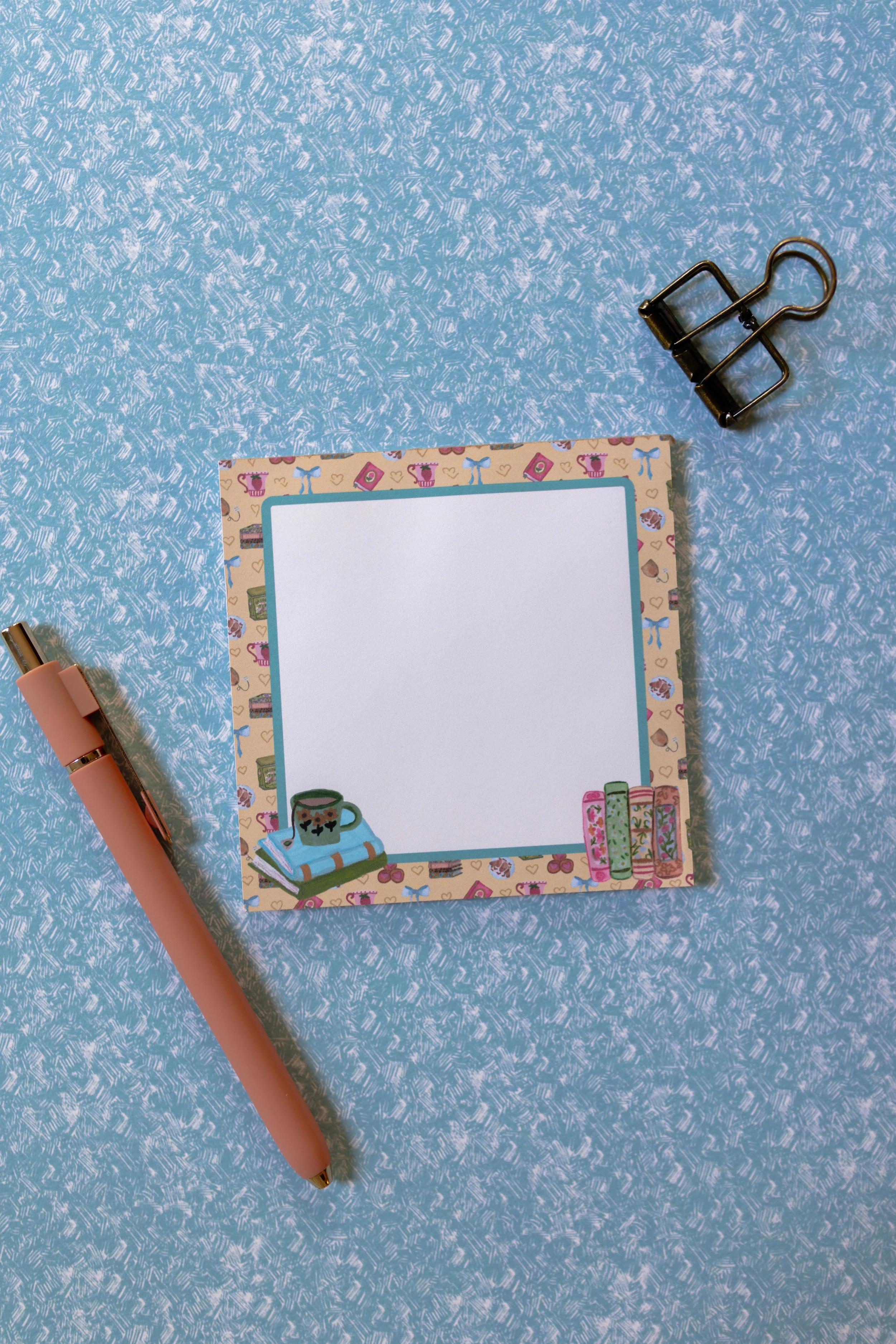 Cute bookish stationery for readers, writers, students, and book lovers.