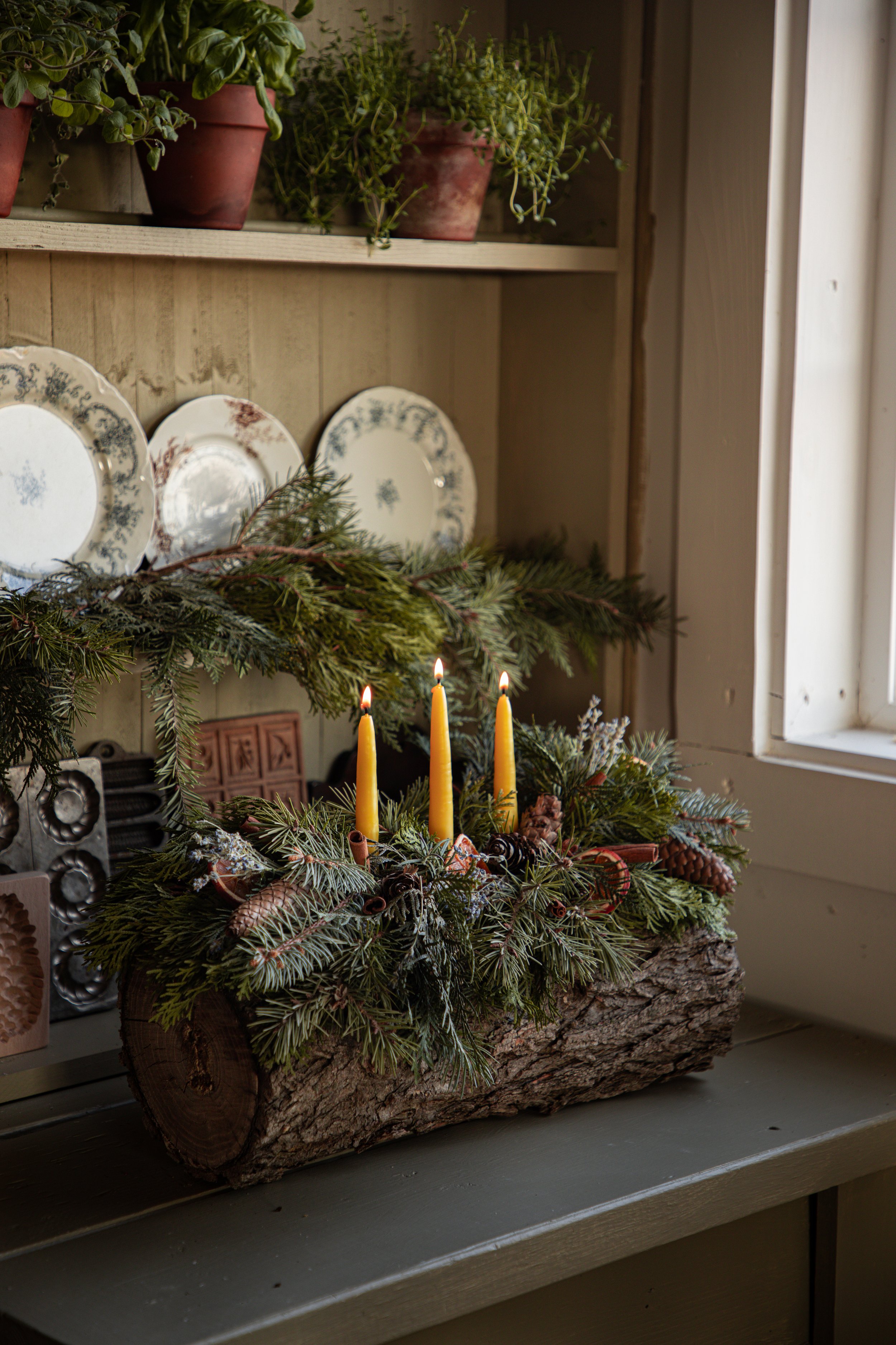 Warm Up The Holdays With A Winter Yule Log