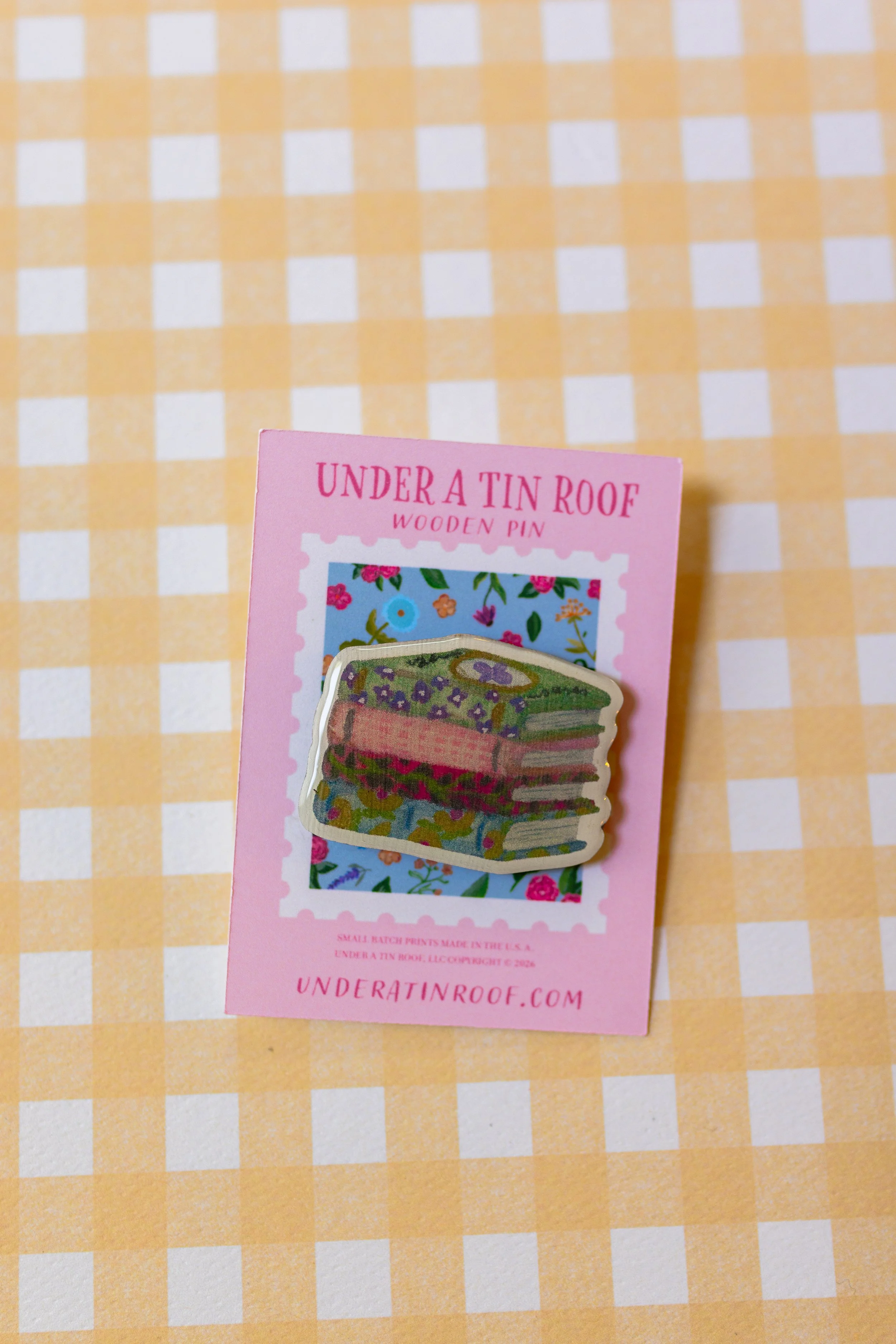Storybook Stack Wooden Pin