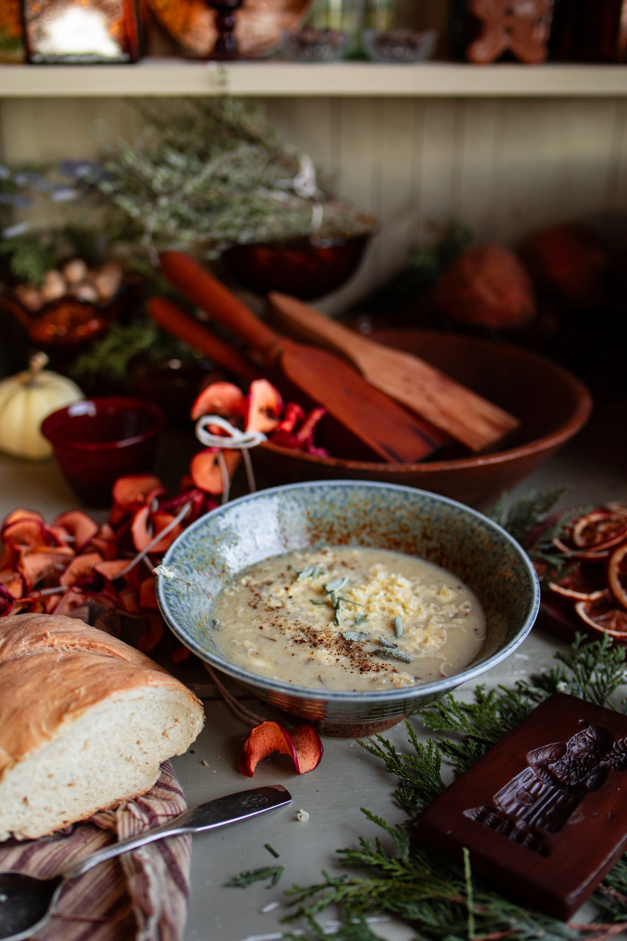 Pioneer Potato Soup from Kirsten’s World American Girl Recipes Hearty Frontier Comfort