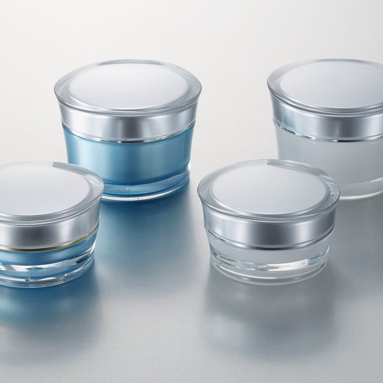 502 Series Acrylic Jar, assorted sizes and custom colors available