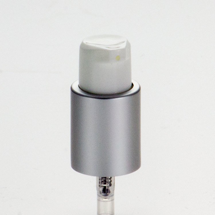 193 Series Metal Pump, color: matte silver/white