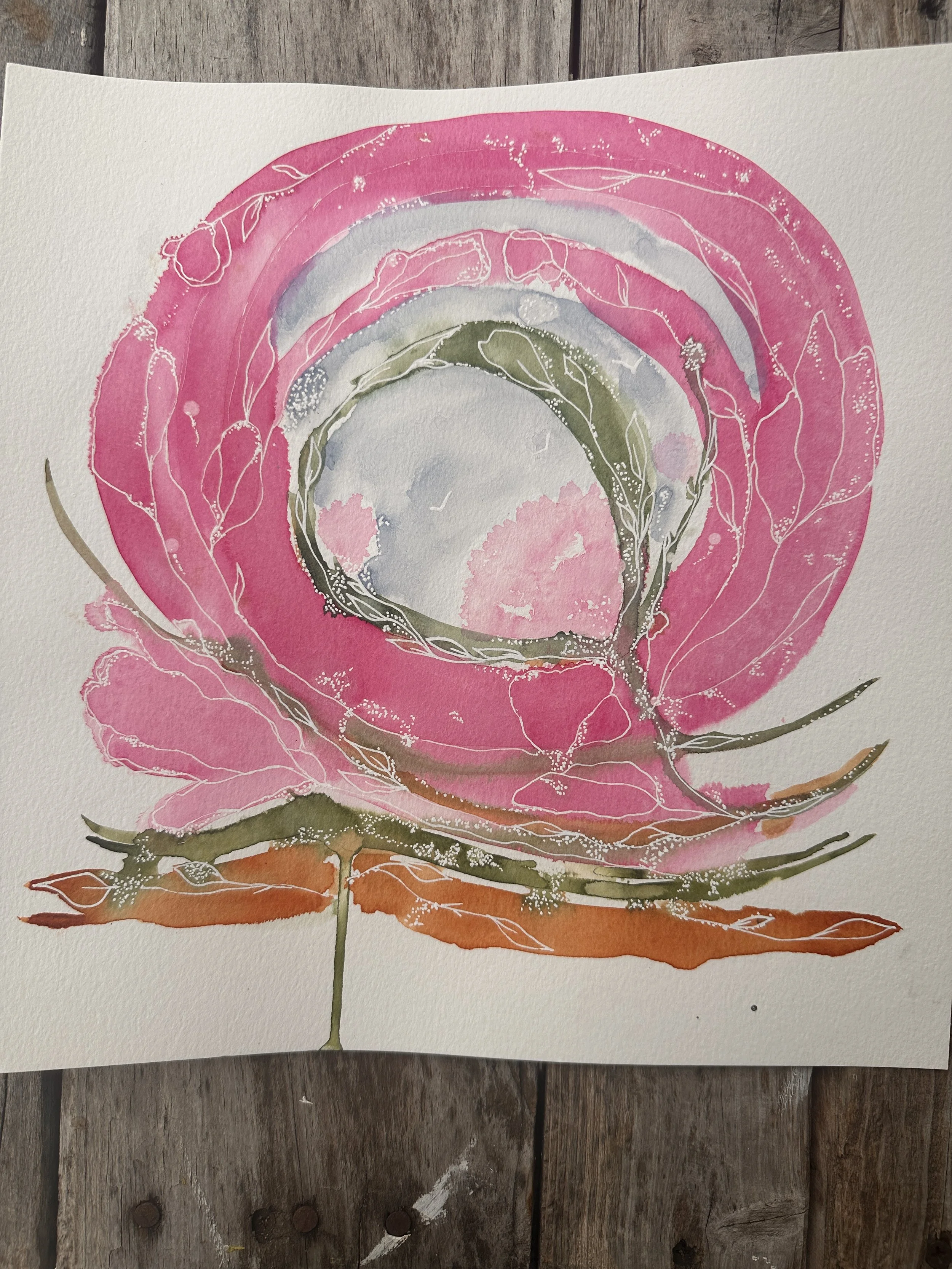 The Heartwood Portal - Portal - Original Intuitive Portal Painting