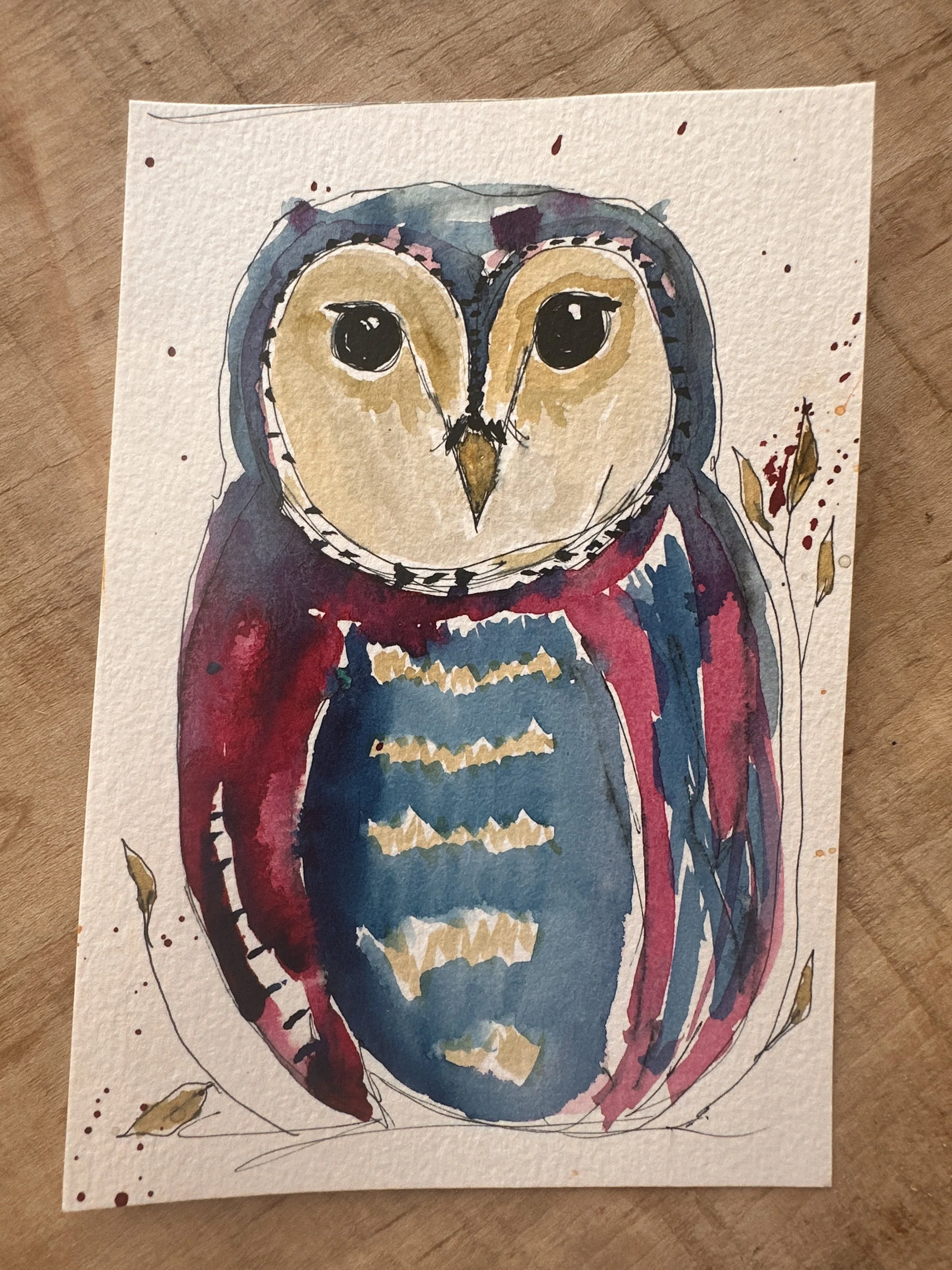 Wise Owl Collection - The Missing Flock - "Lady Featherington"