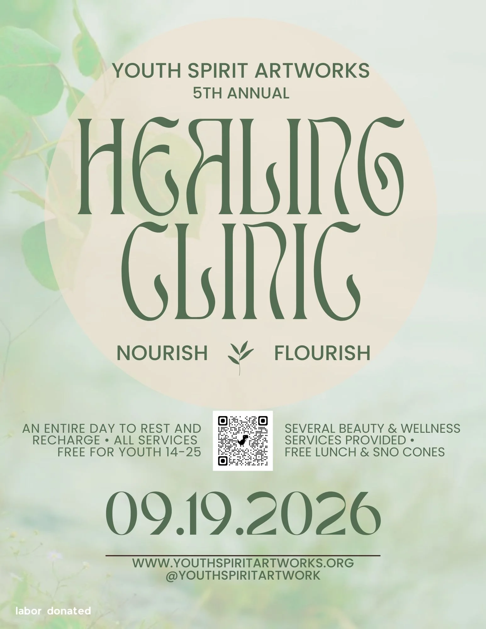 YSA 5th Annual Healing Clinic - Oakland, CA