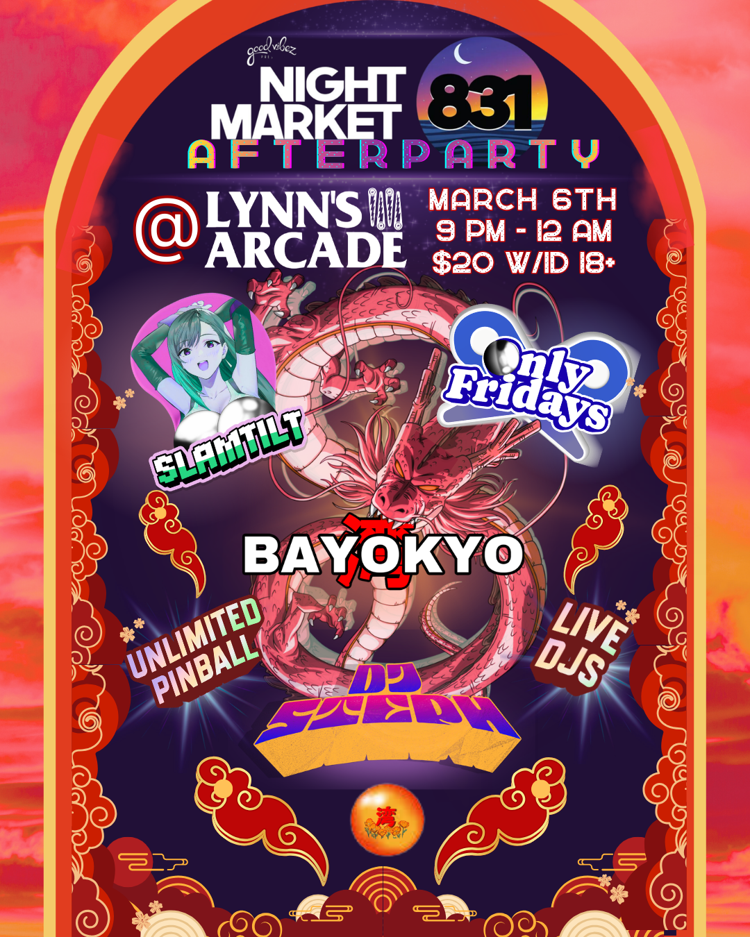 831 Afterparty @ Lynn’s Arcade - Seaside, CA