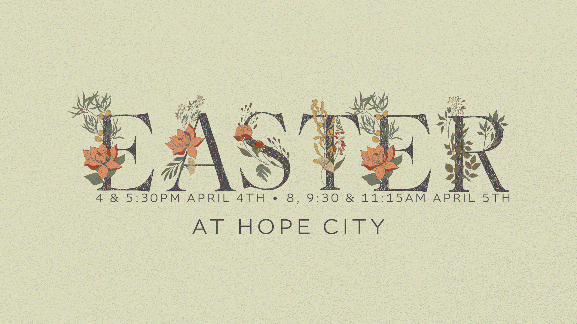 Easter at Hope City