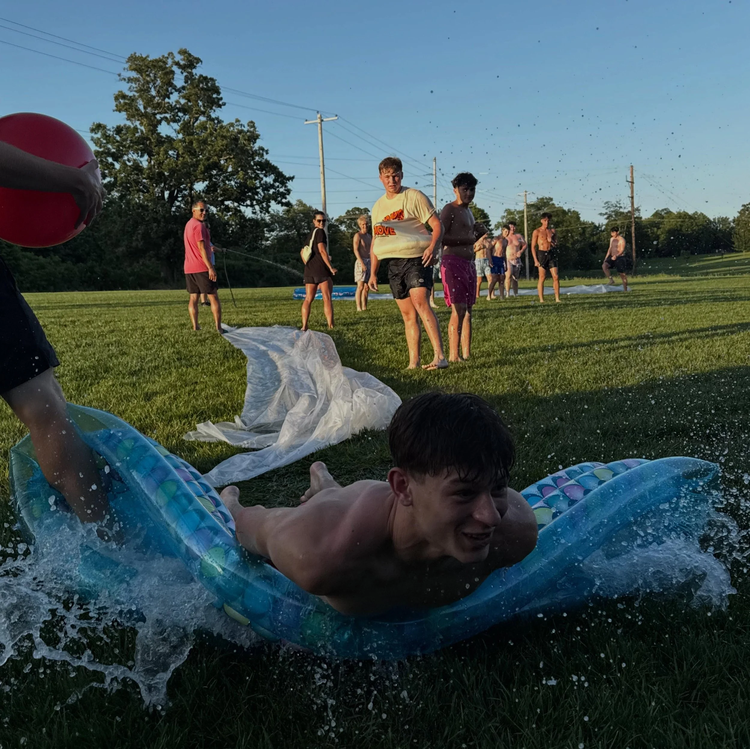 MESSAGE x SMALL GROUPS x ICE CREAM x SLIP N SLIDE KICKBALL &hellip; see you tnt 5pm