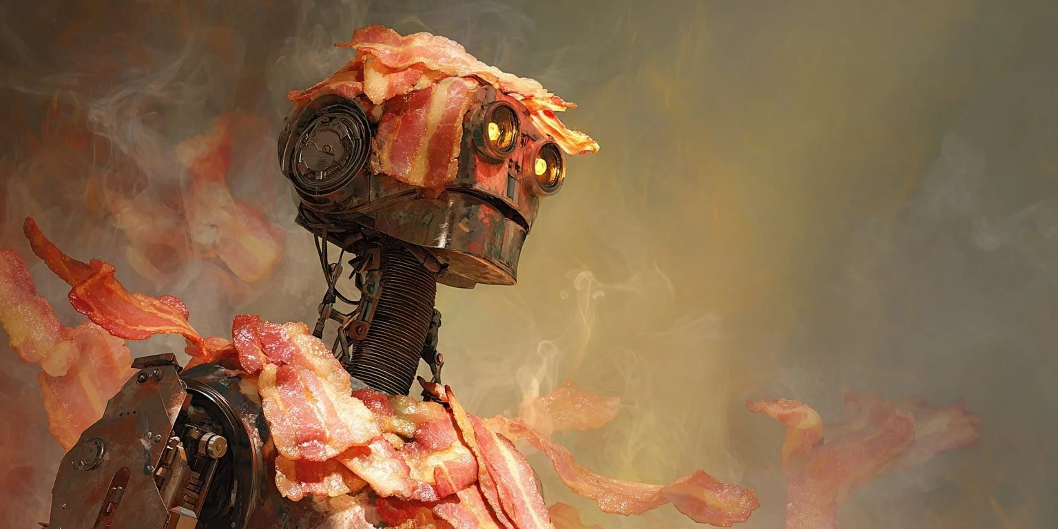 Is AI Better than Bacon?