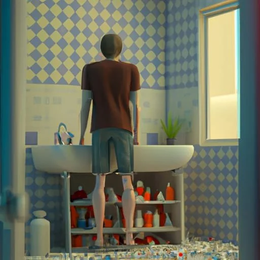 man in bathroom with pill bottles.jpg