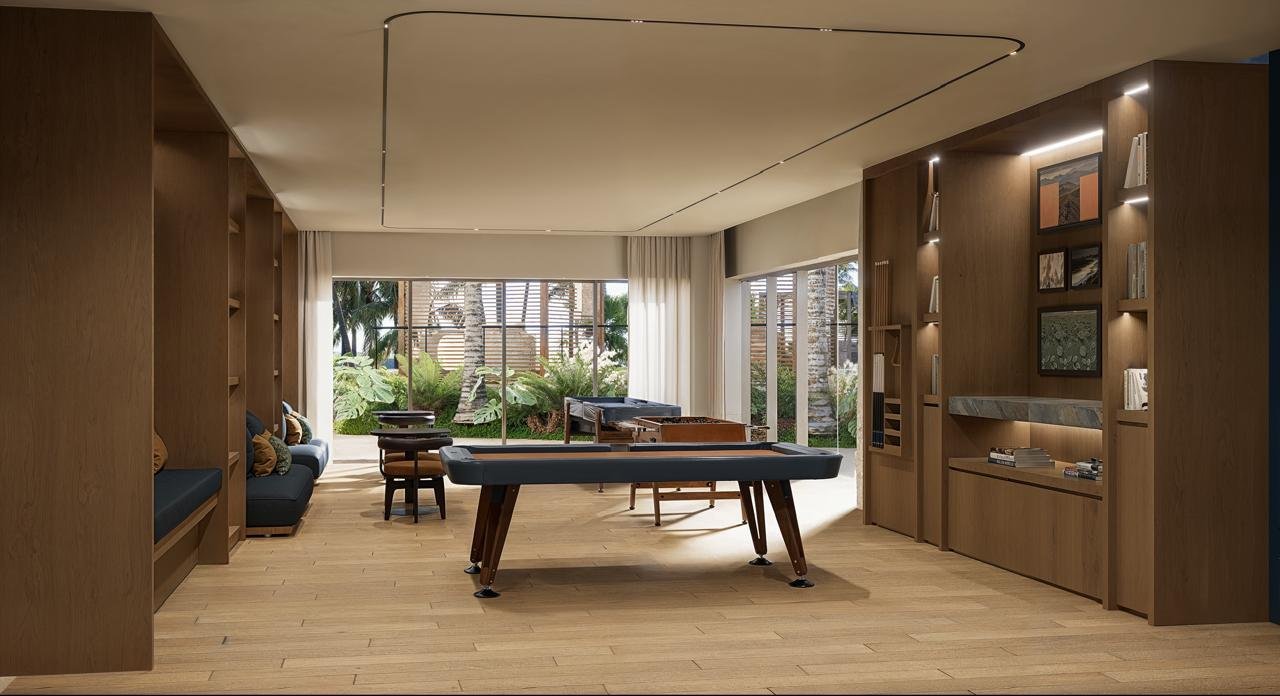 SLS Ocean Beach Residences Puerto Cancun Amenities Game Room.jpeg