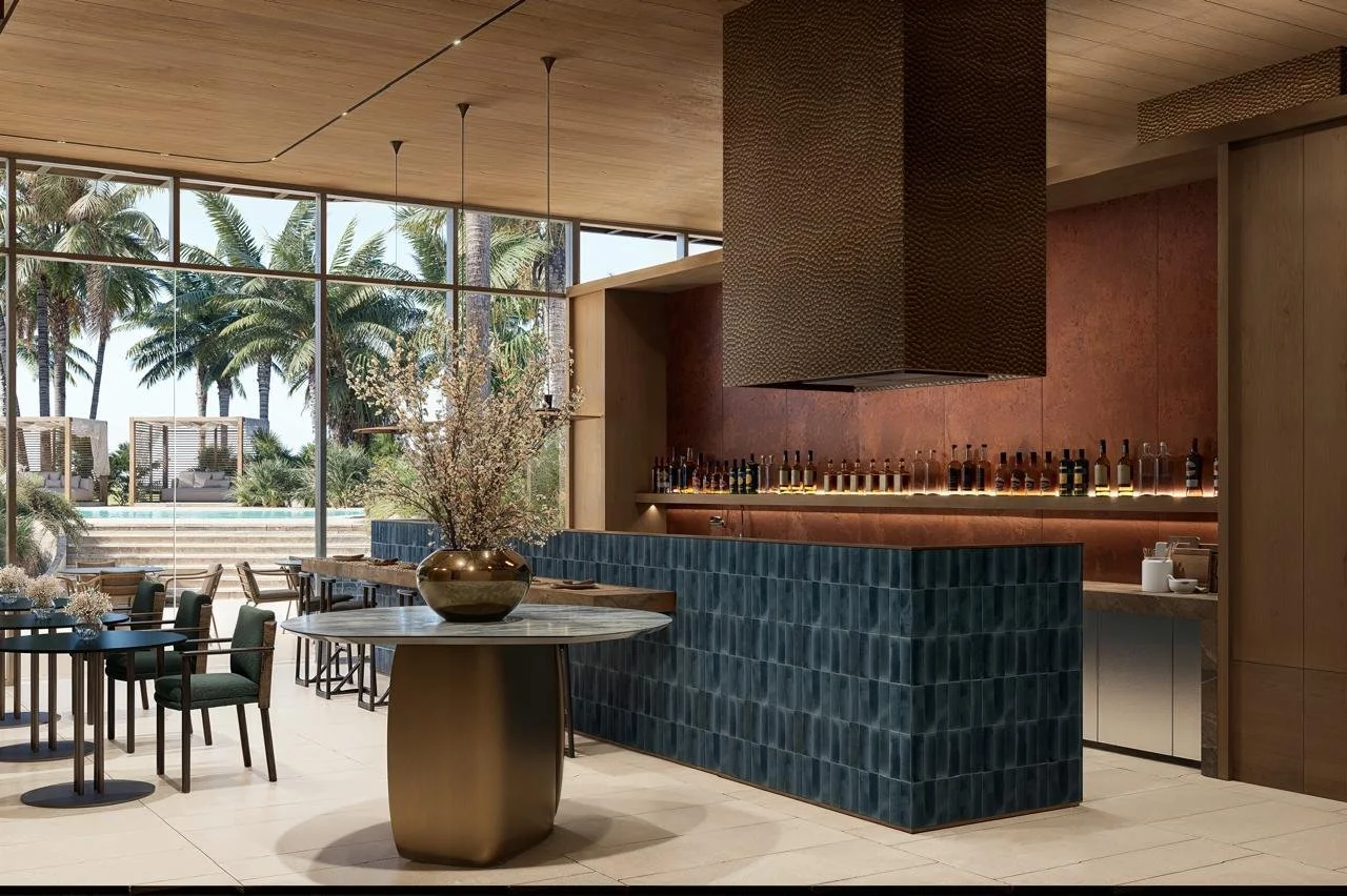 SLS Ocean Beach Residences Puerto Cancun Amenities Kitchen Bar Grill.jpeg