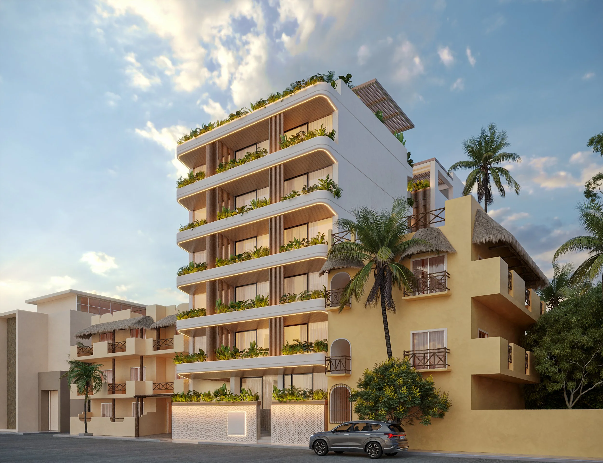 Costera Mamitas, Residential New Development for presale, Downtown, Playa del Carmen, Quintana Roo, México