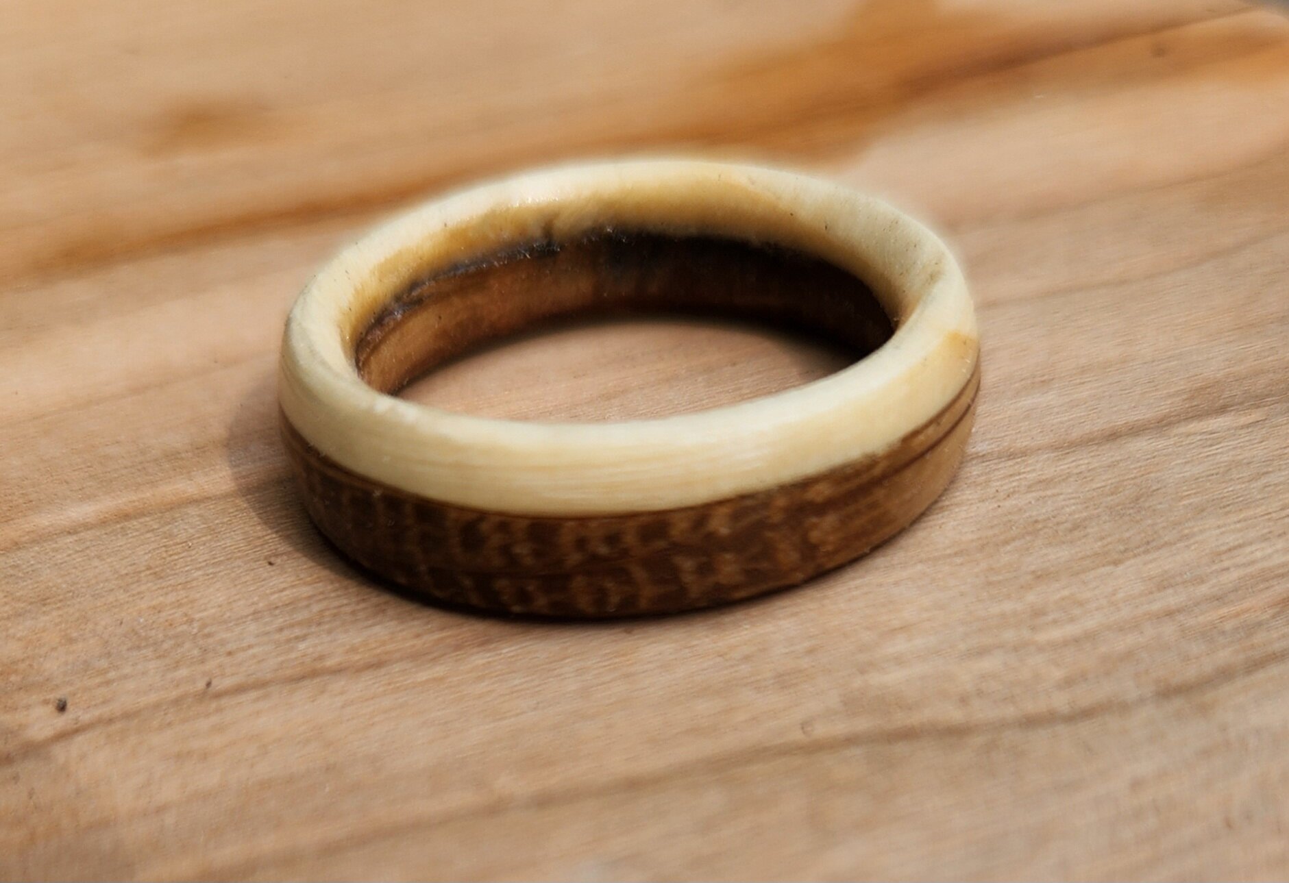 whiskey barrel poplar ring