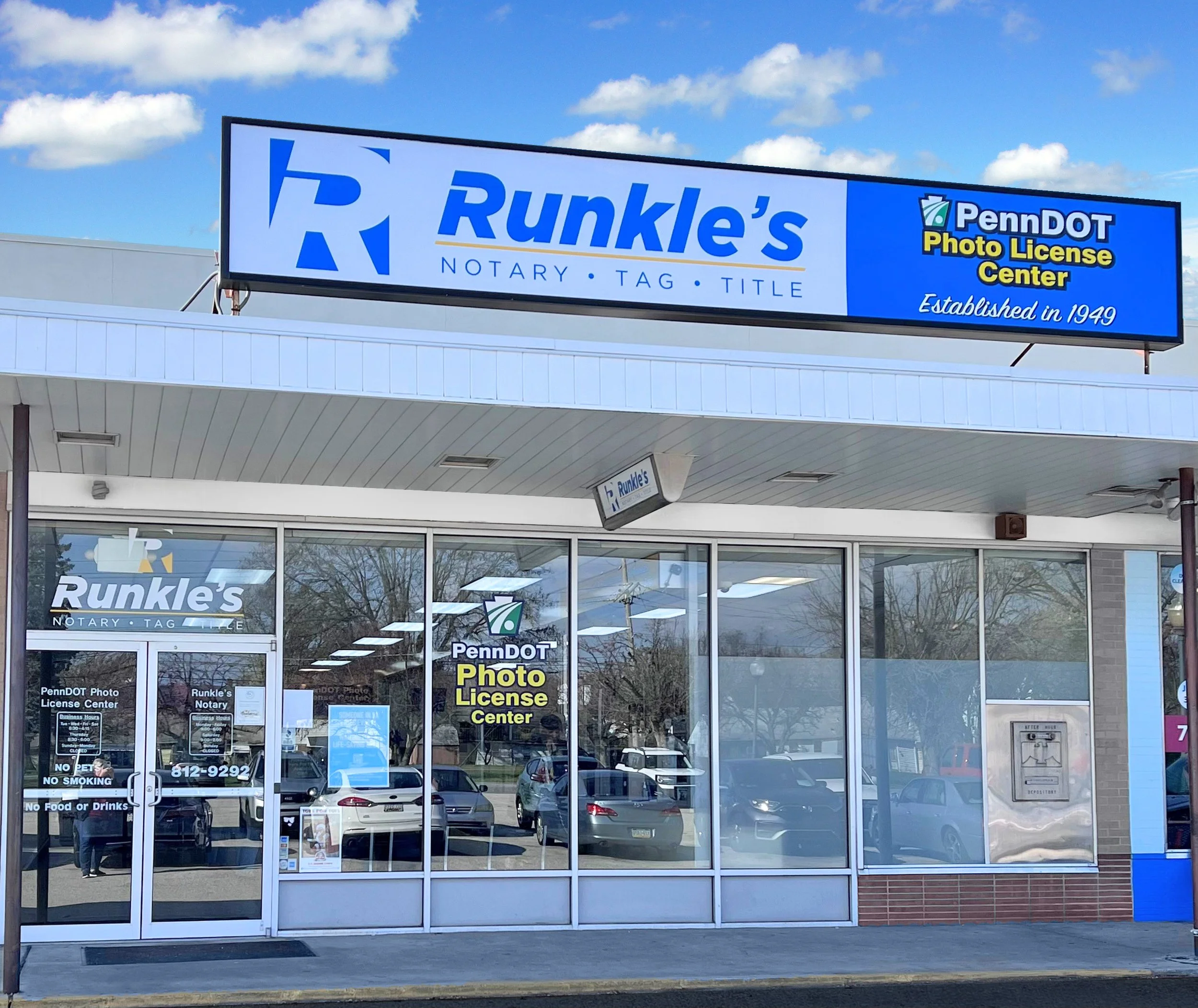 Mary Runkles Contact — Runkle's Notary Tag Title