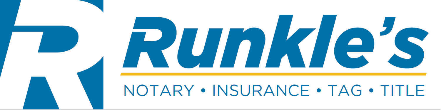Runkle's Notary Tag Title