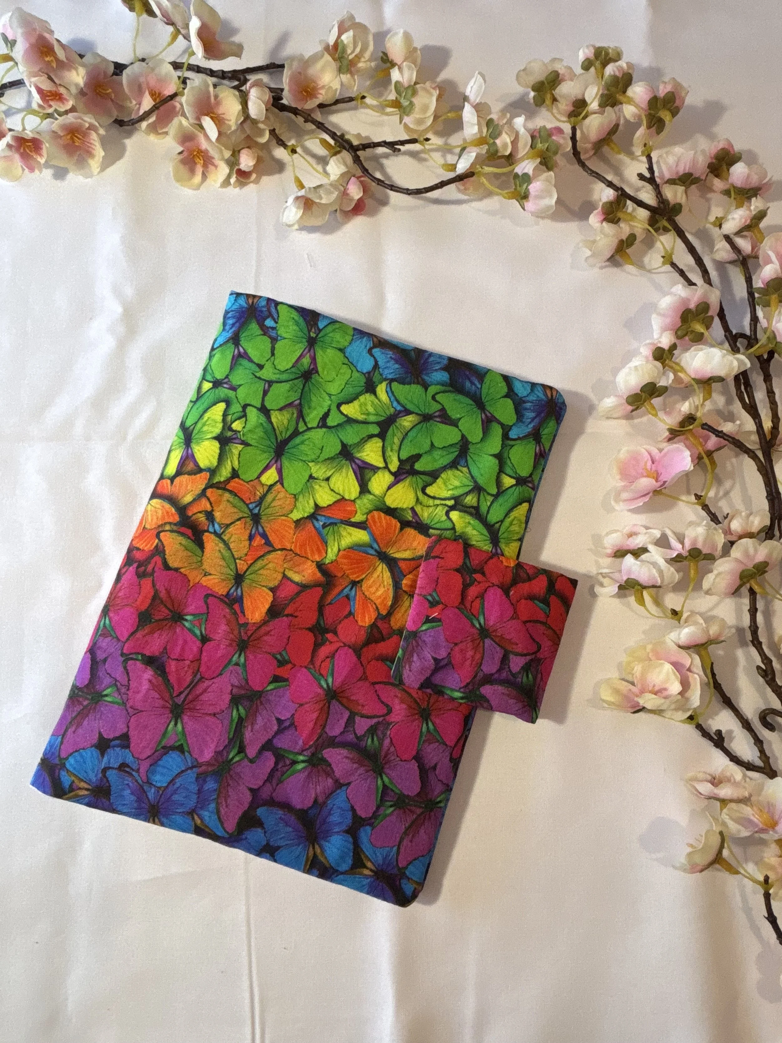 Rainbow Butterfly Nappy Clutch