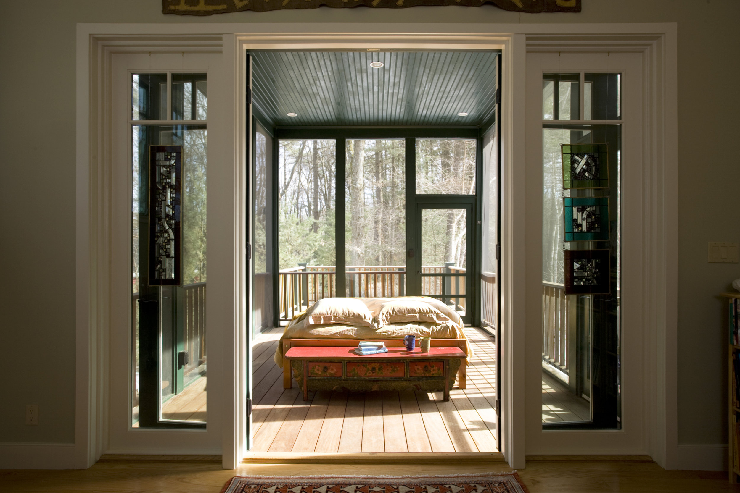 Screened in sleeping porch