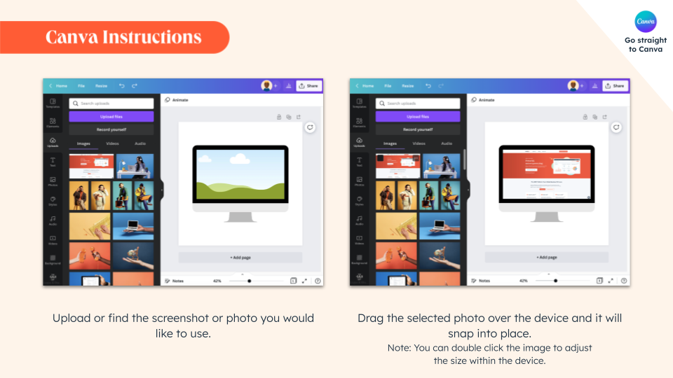 HubSpot Canva instructions