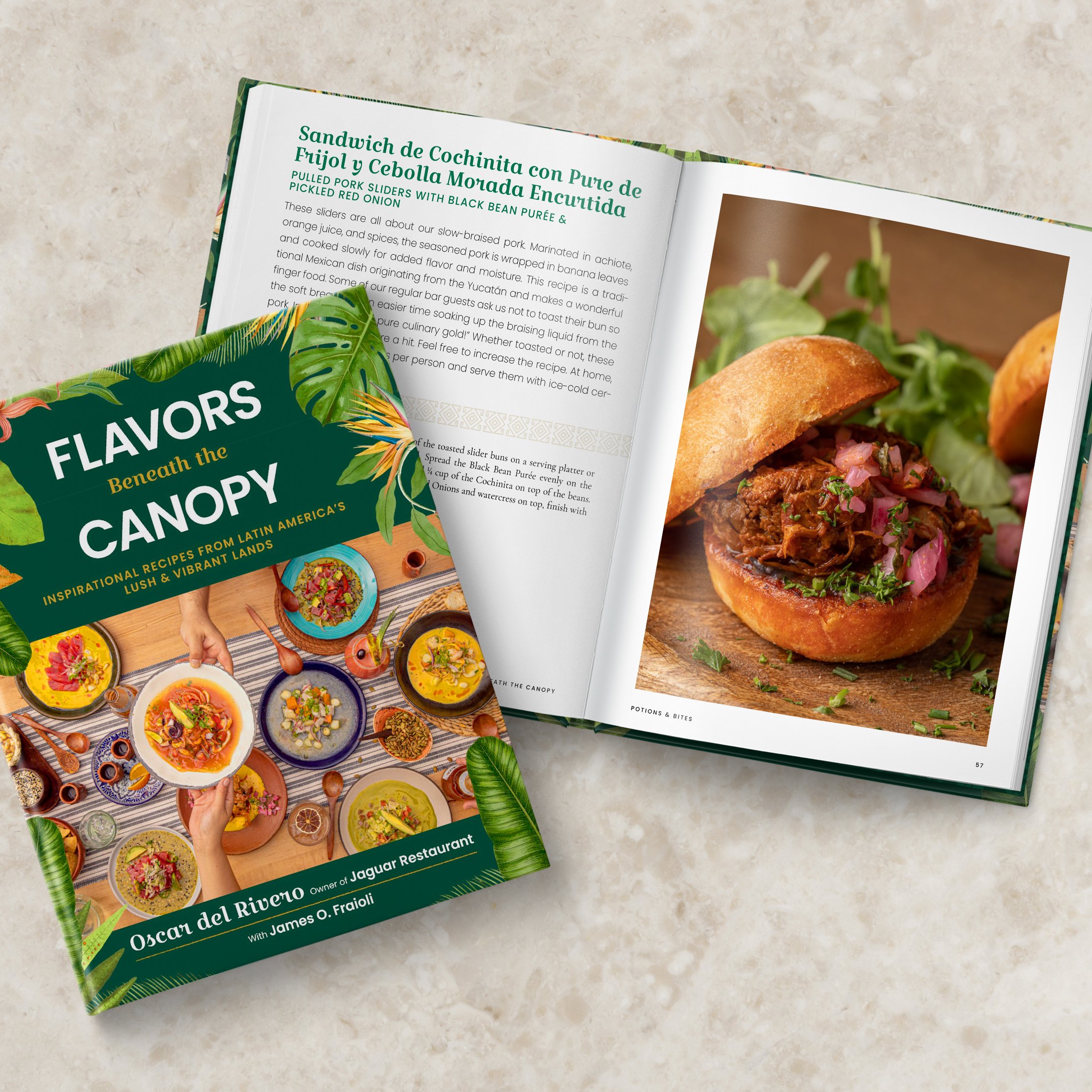 Jaguar Restaurant Cookbook Design