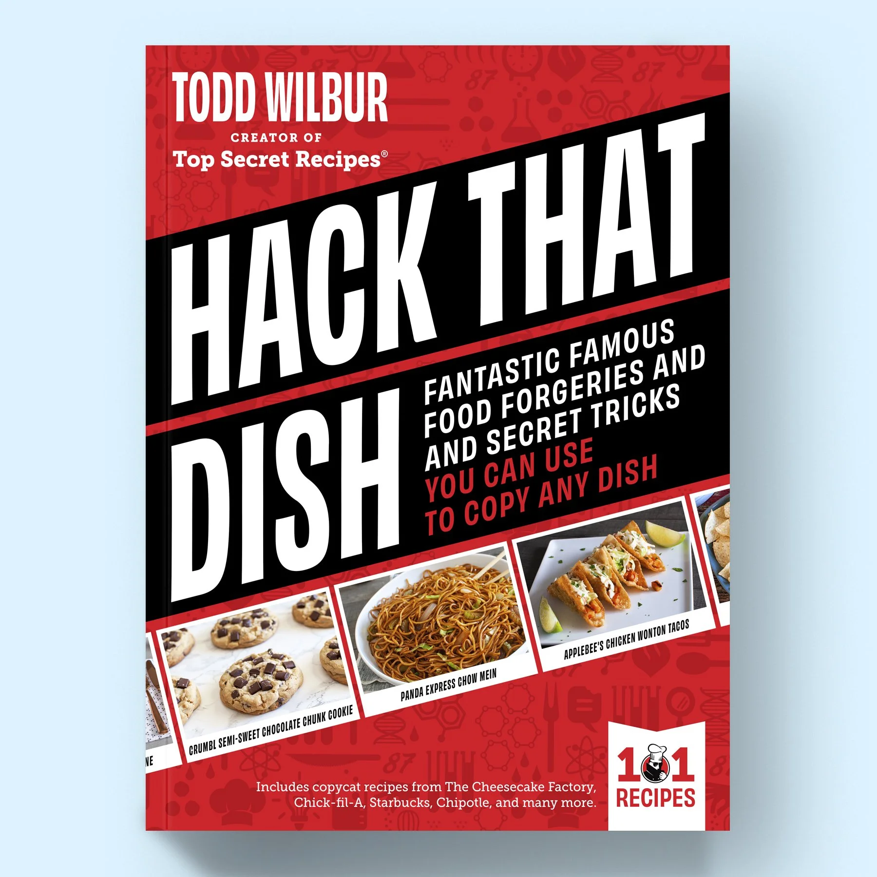 'Hack That Dish' Cookbook Cover Design