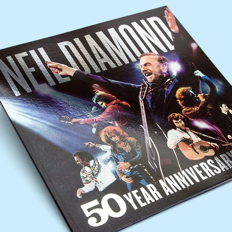 Neil Diamond 50th Anniversary Tour Book Design