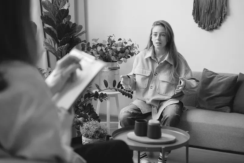 woman in therapy session