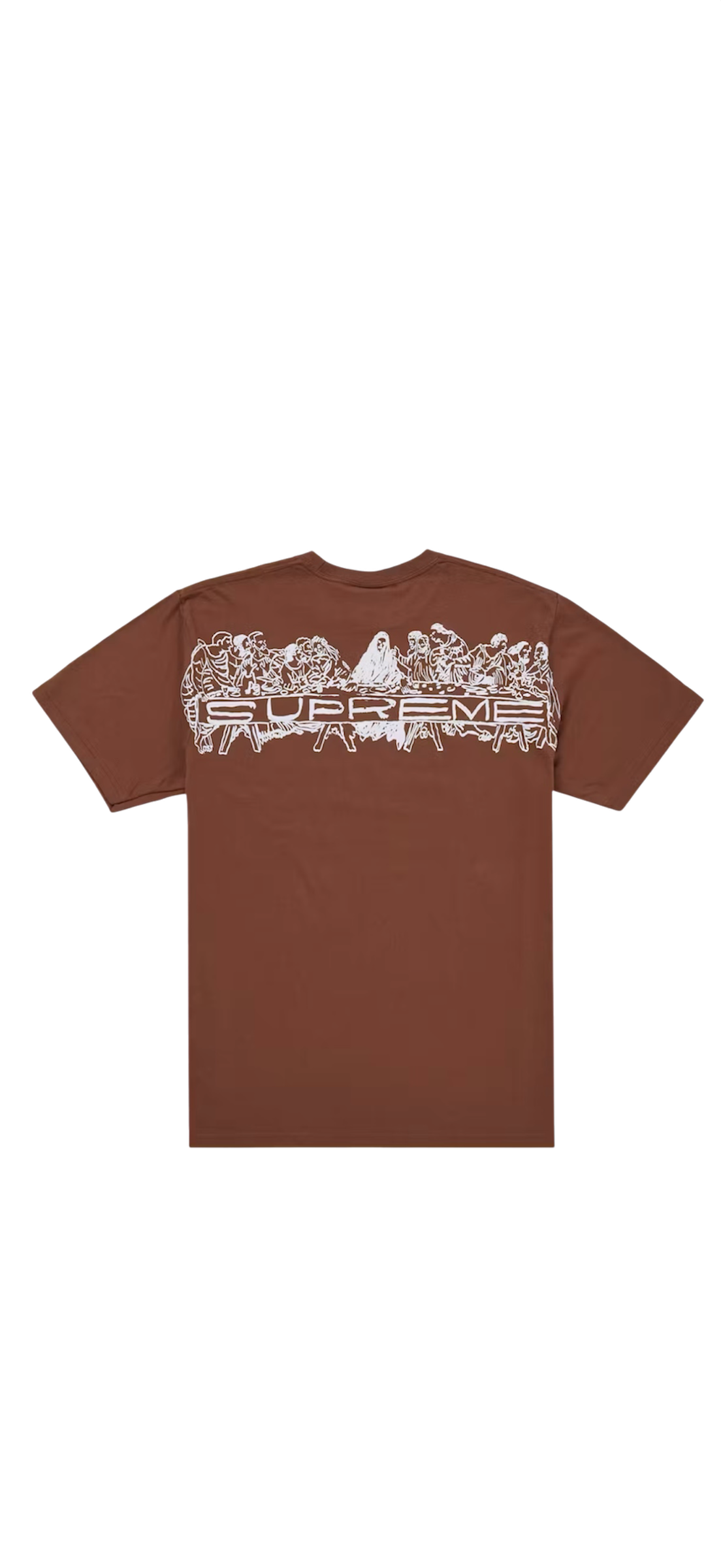 Supreme Supper Tee Brown