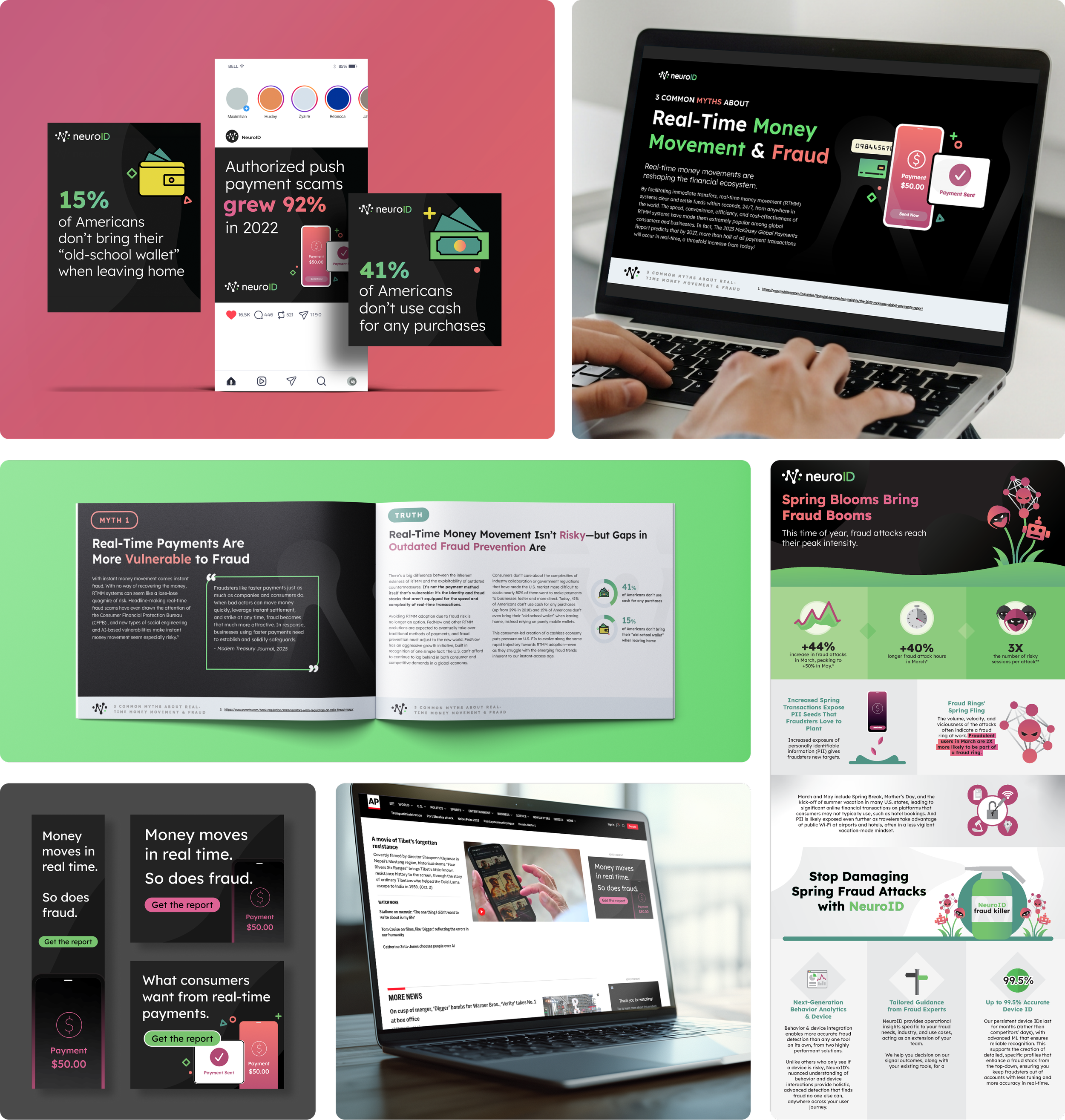 Neuro id assets, ebook, infographics, and social posts