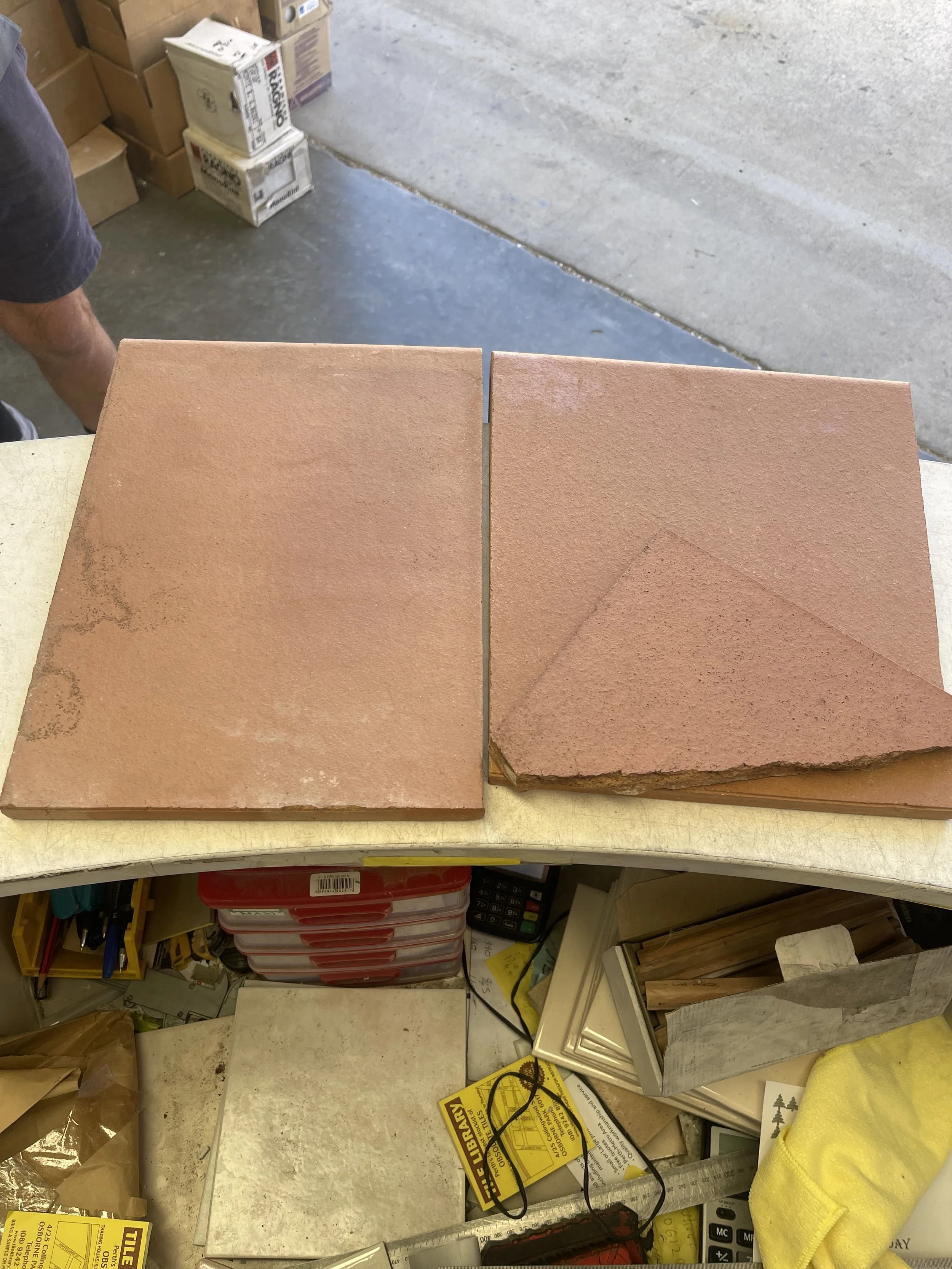 vintage Terracotta capping tile match