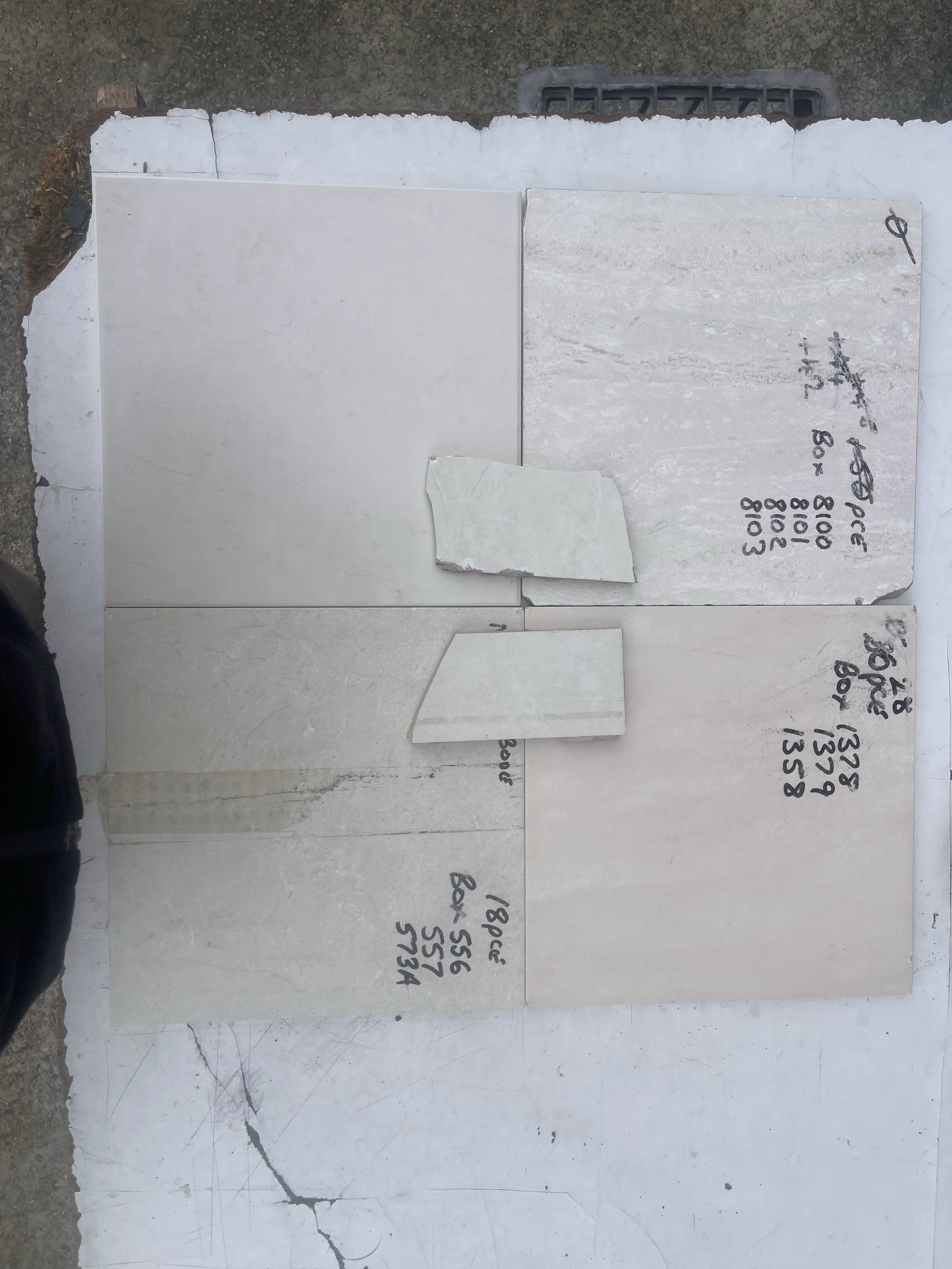 Use of multiple options when we dont have a very close match with the amount of tiles you need