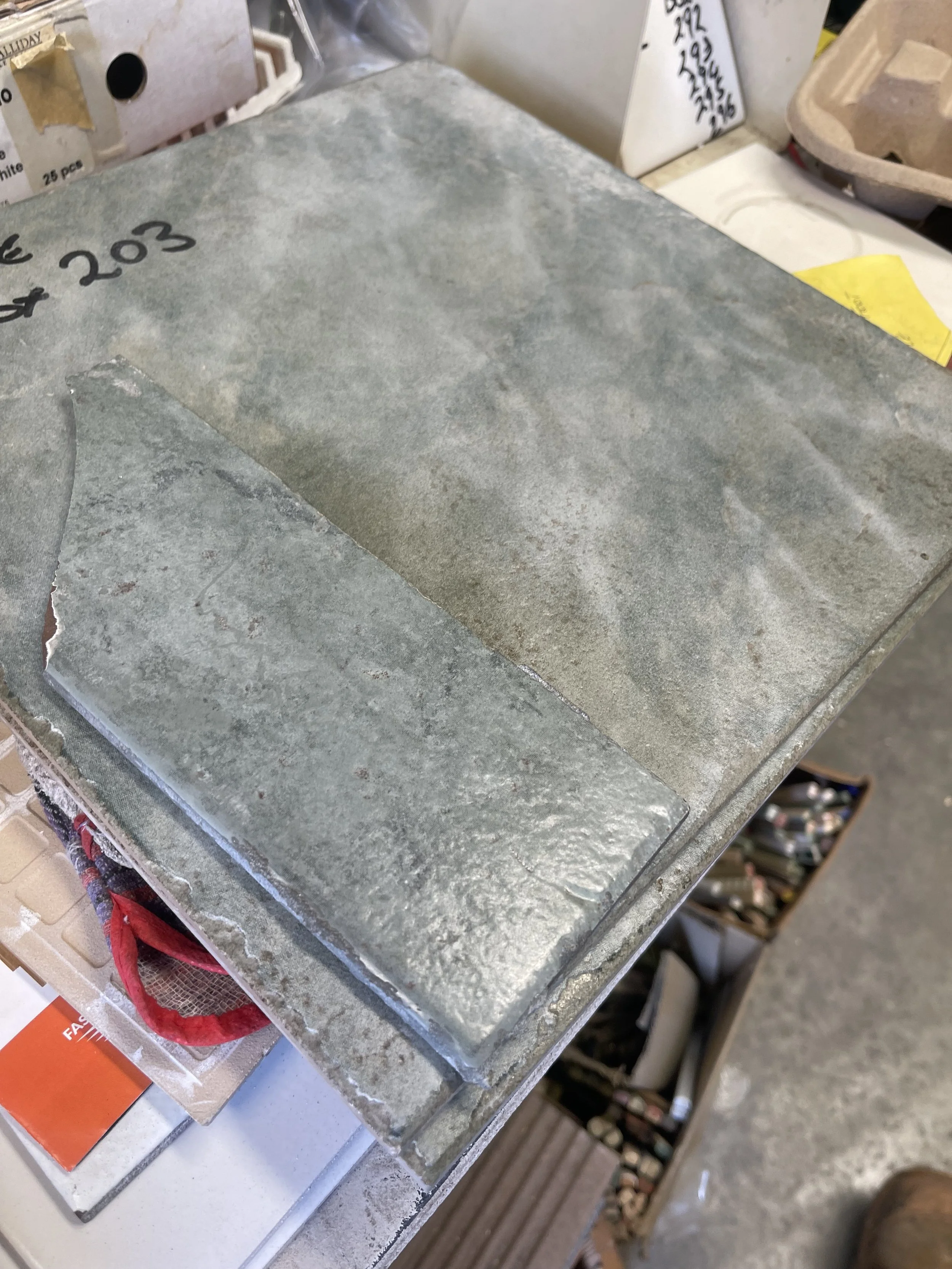 317x317 green marble ceramic tile match