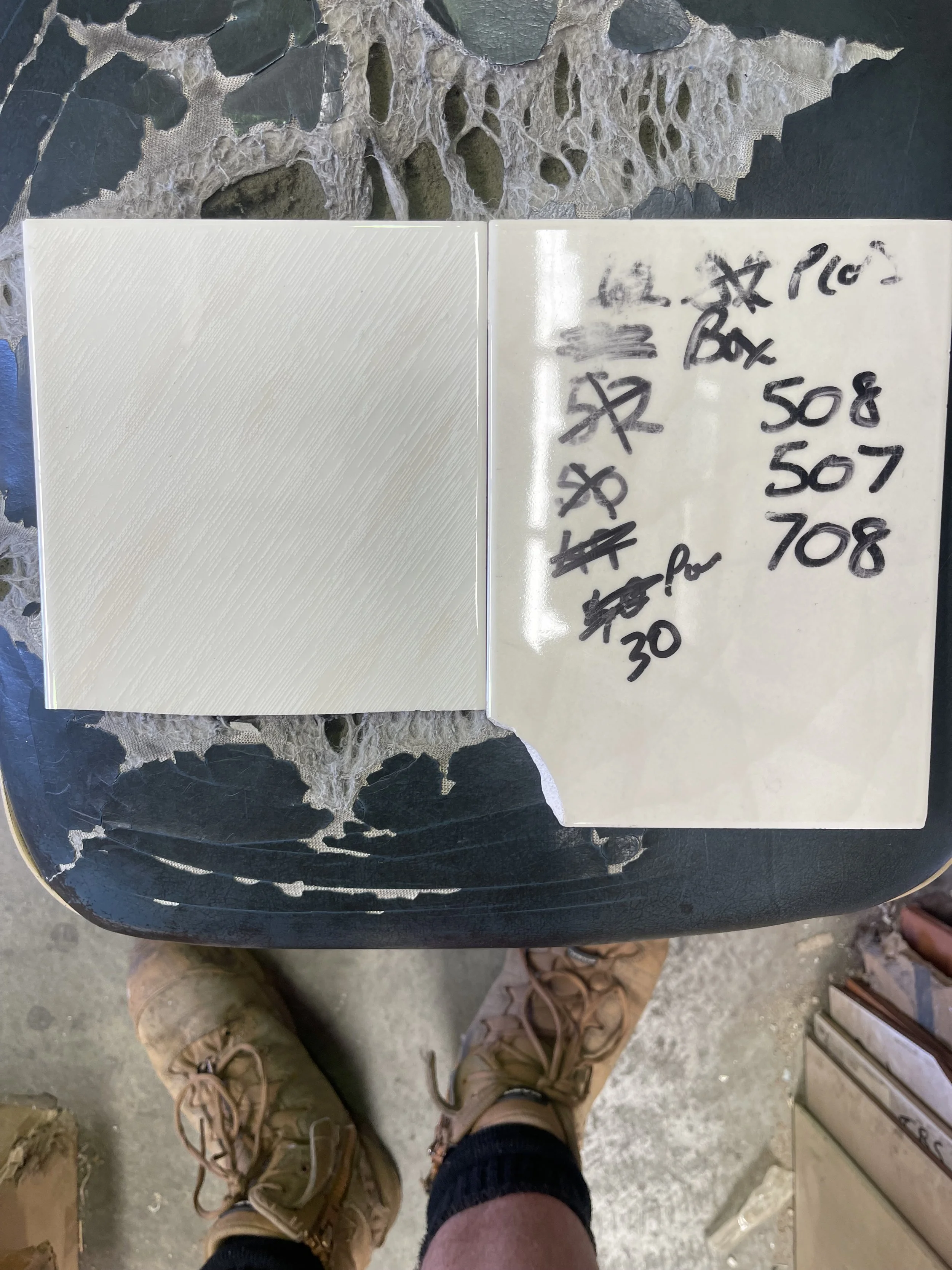 150x200mm bathroom tile match