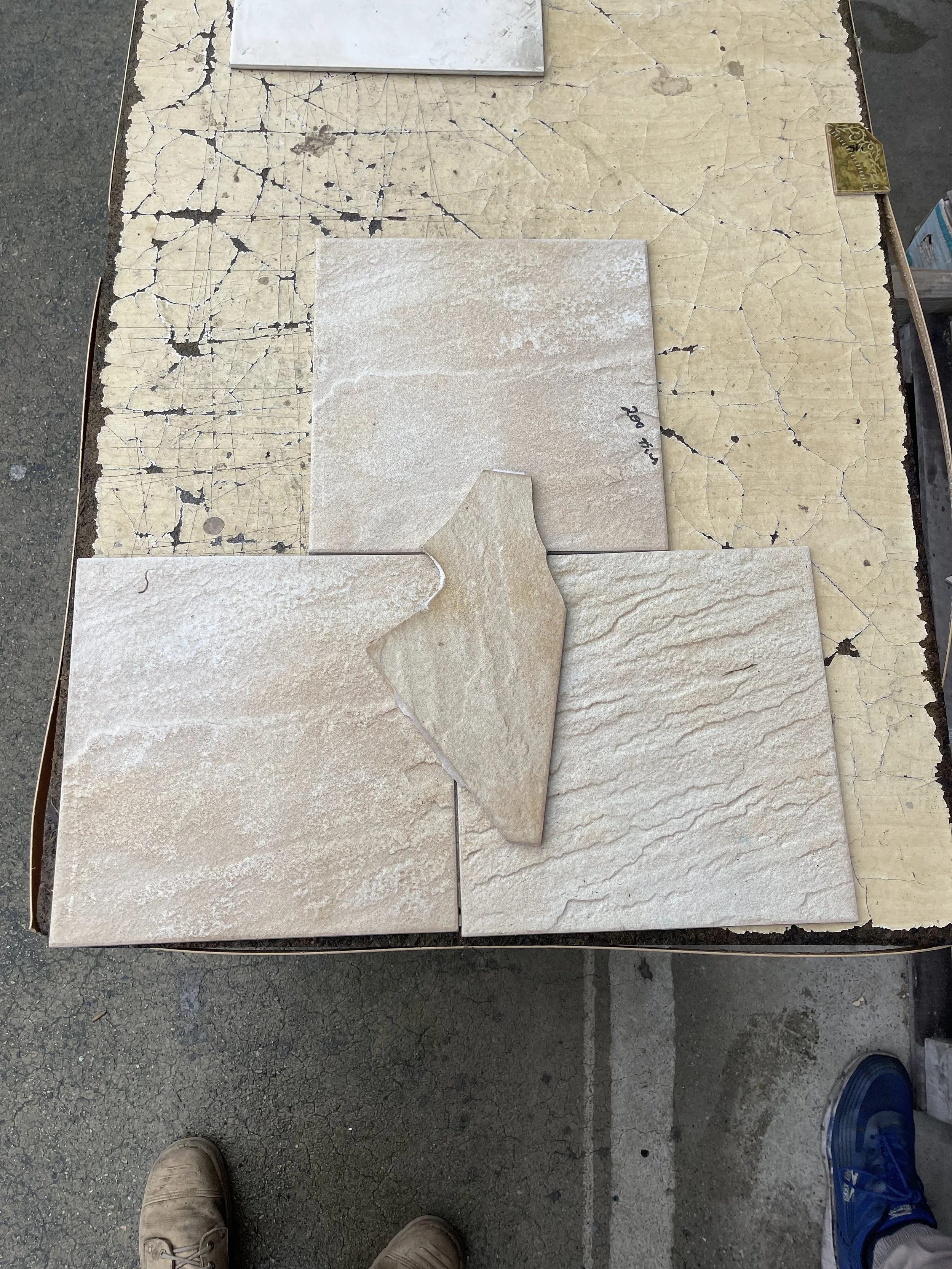 Matched 330x330 discontinued slated tile