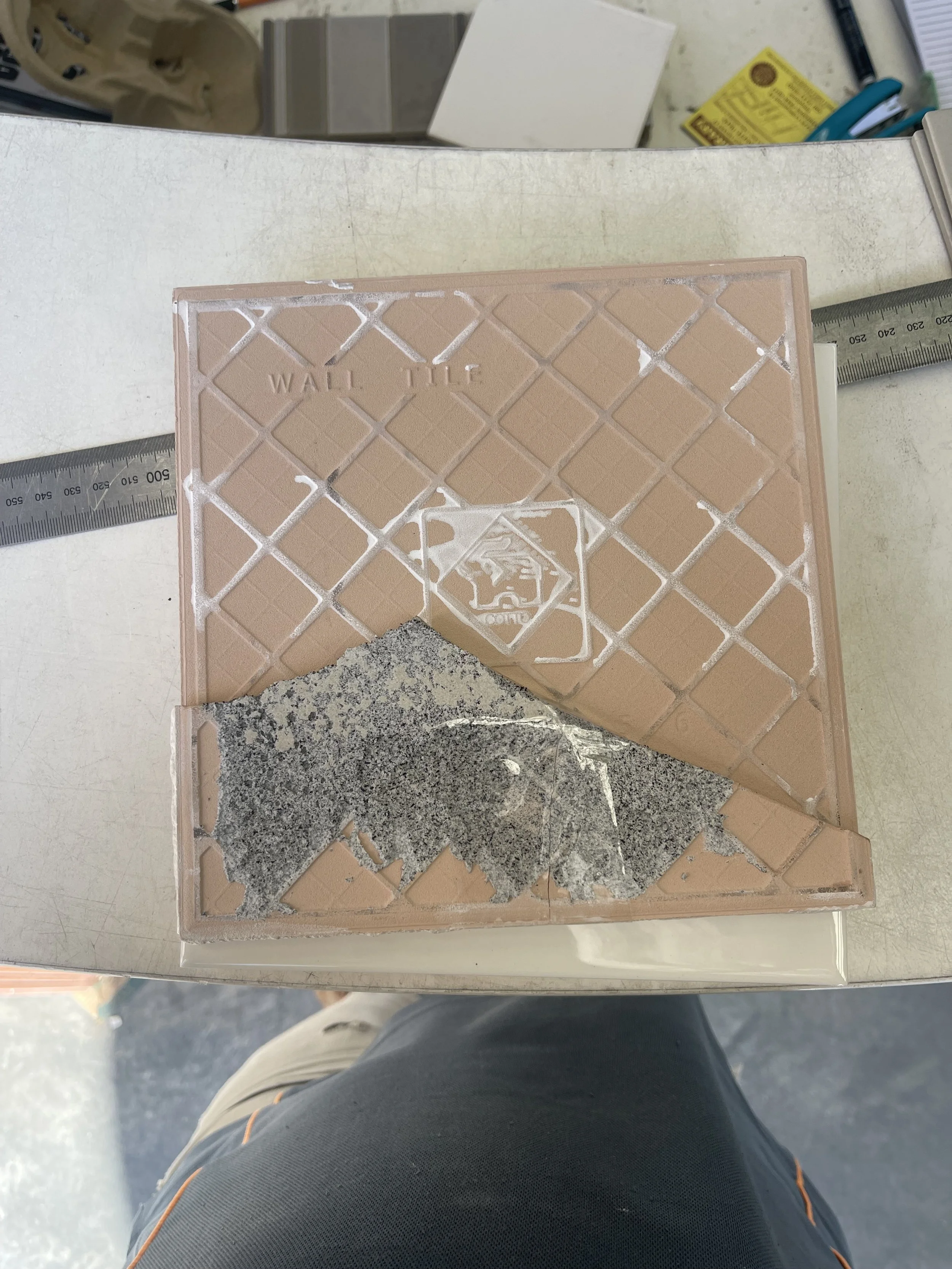 cotto 197x197 white gloss tile match