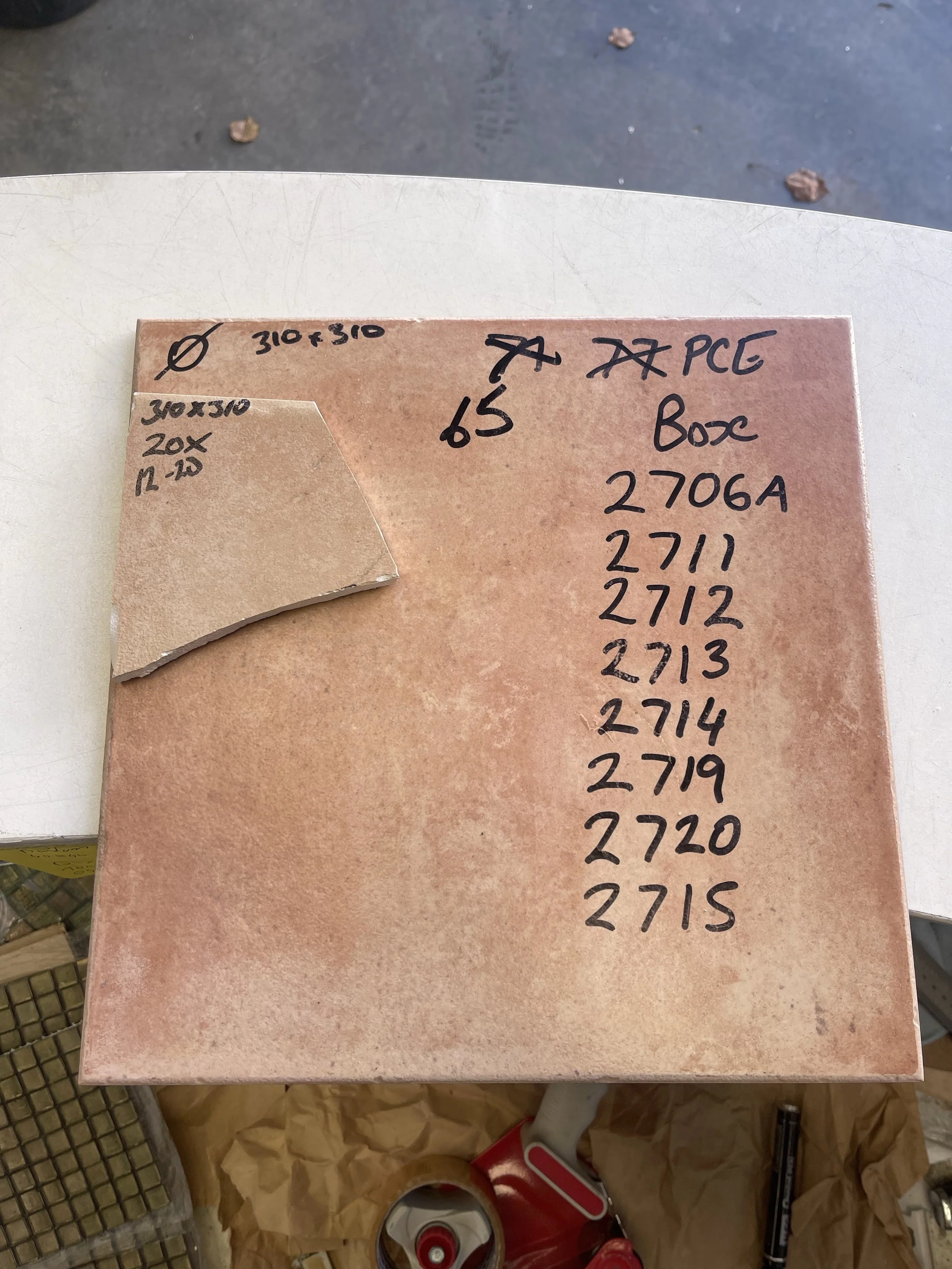 ceramic 2000's tile match