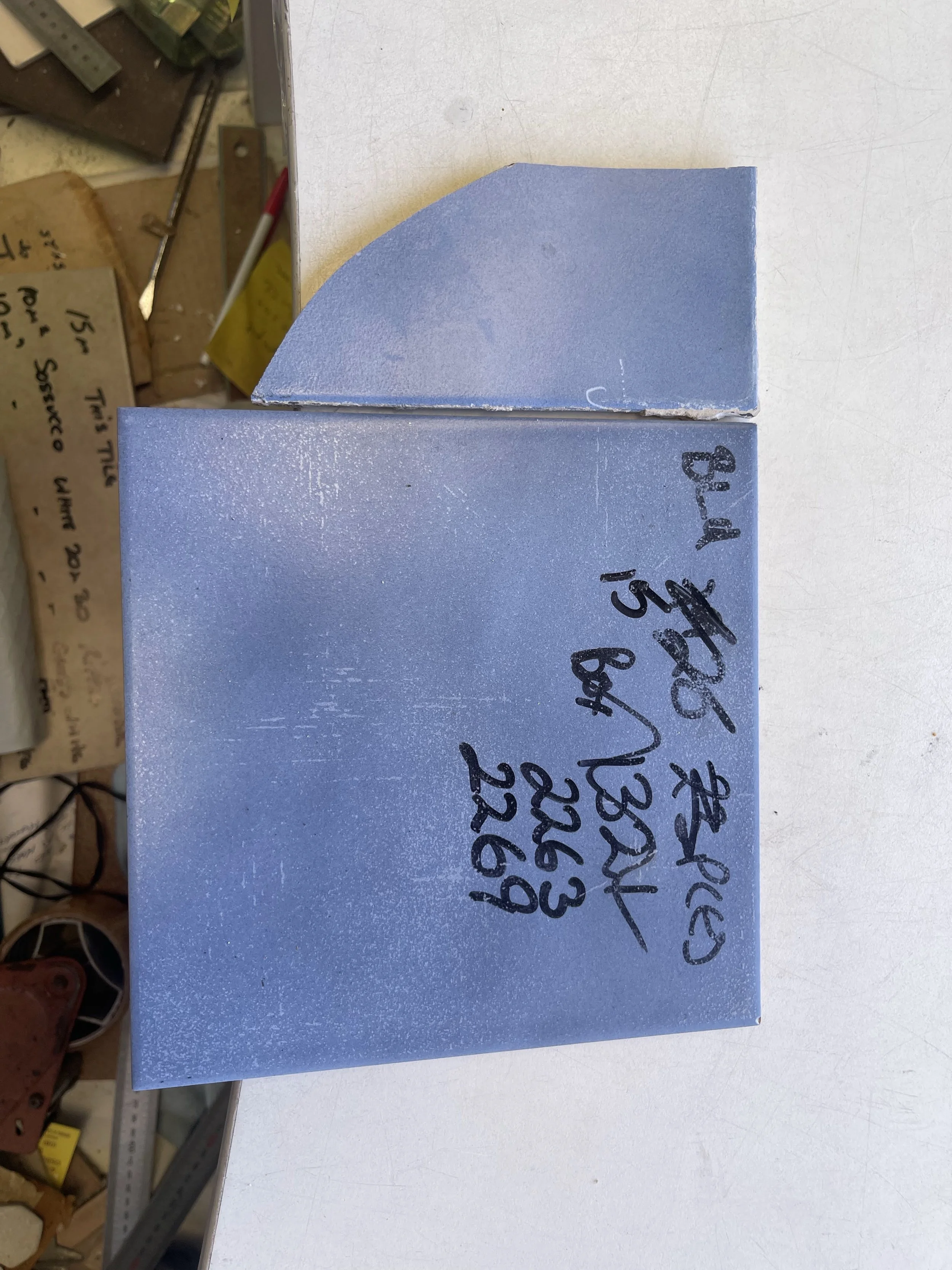 200x200 ceramic blue pool tile match