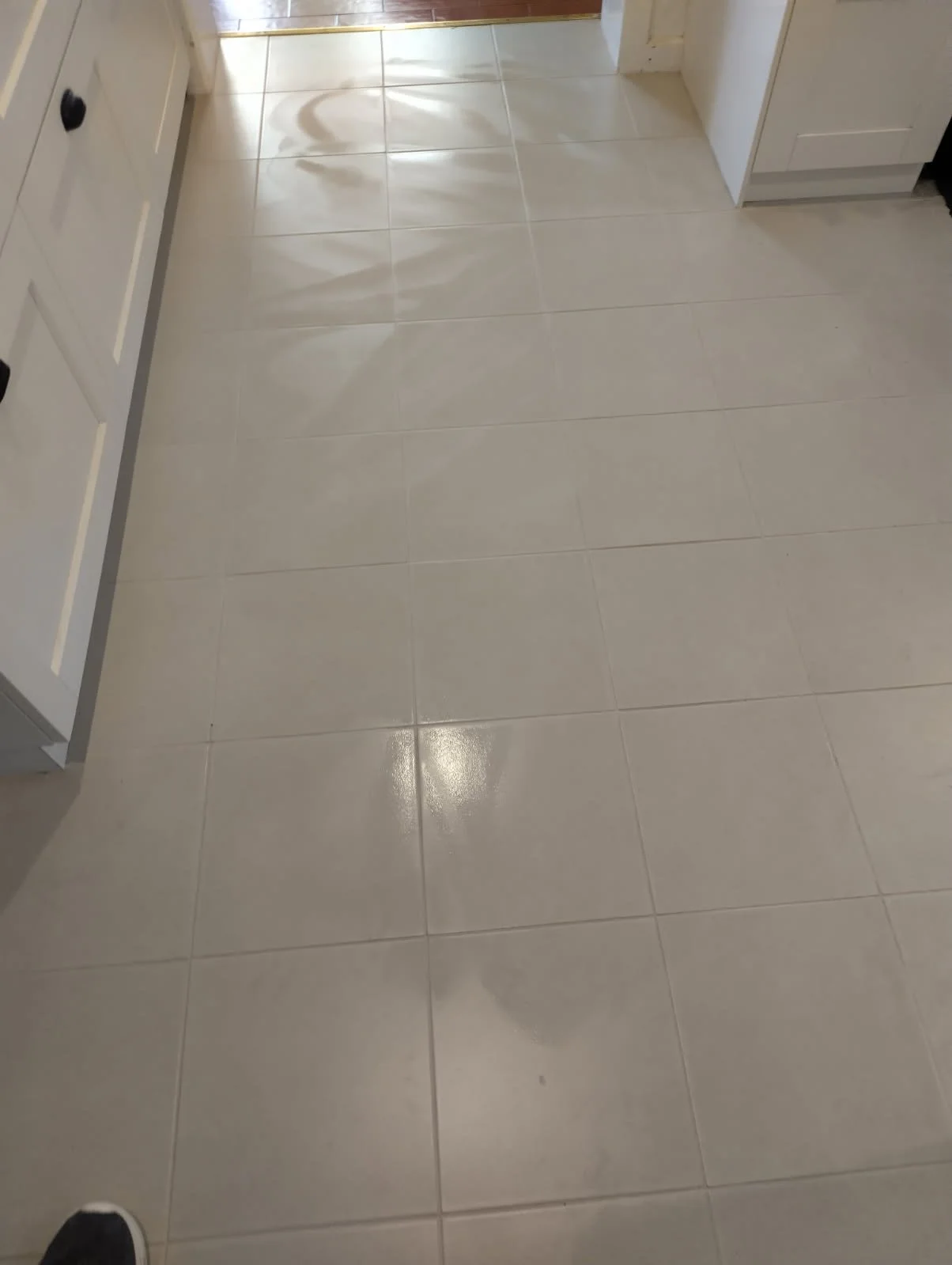 Hallway after using tile library's services