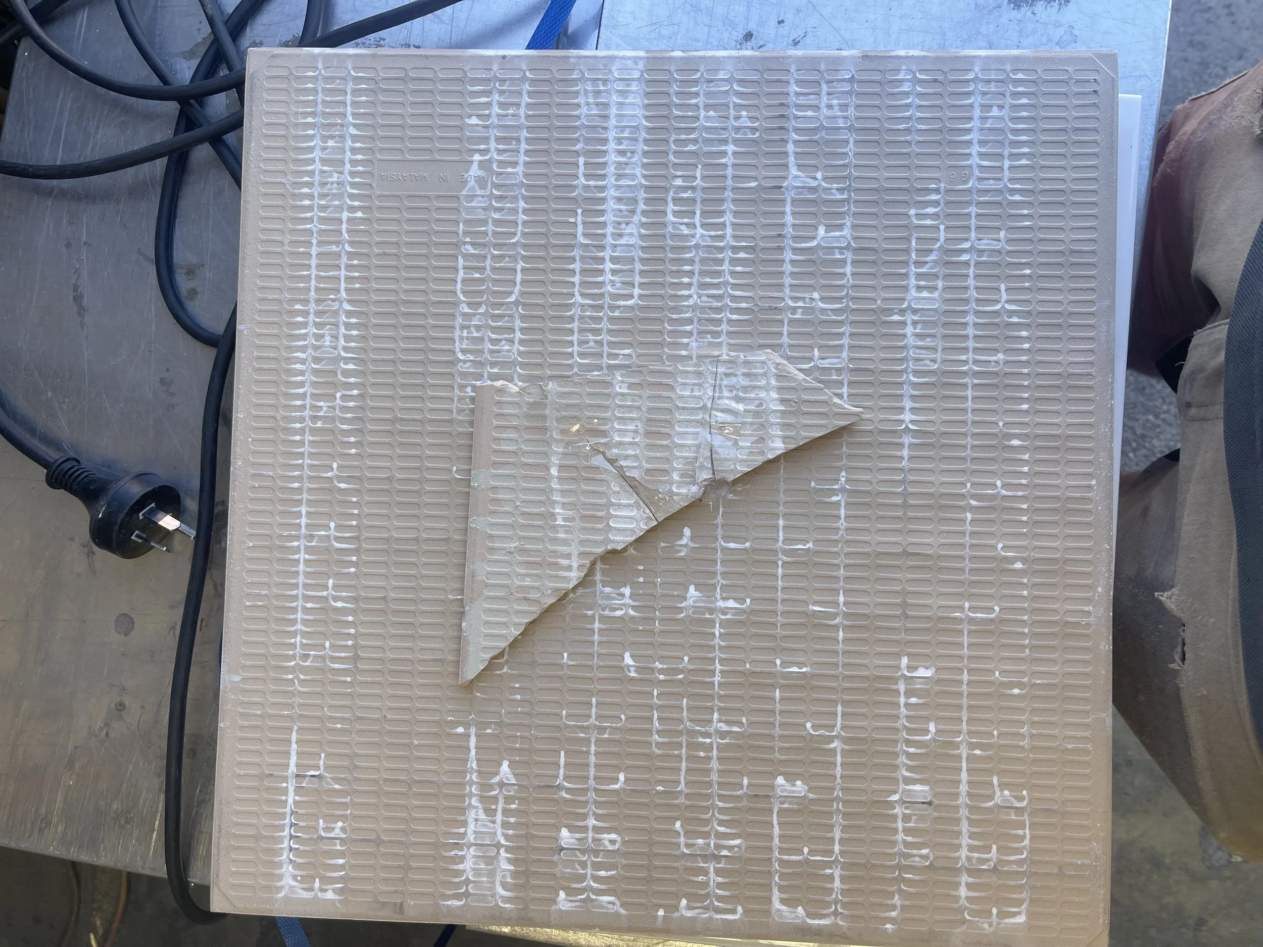 We verify our matches with the back of the tile