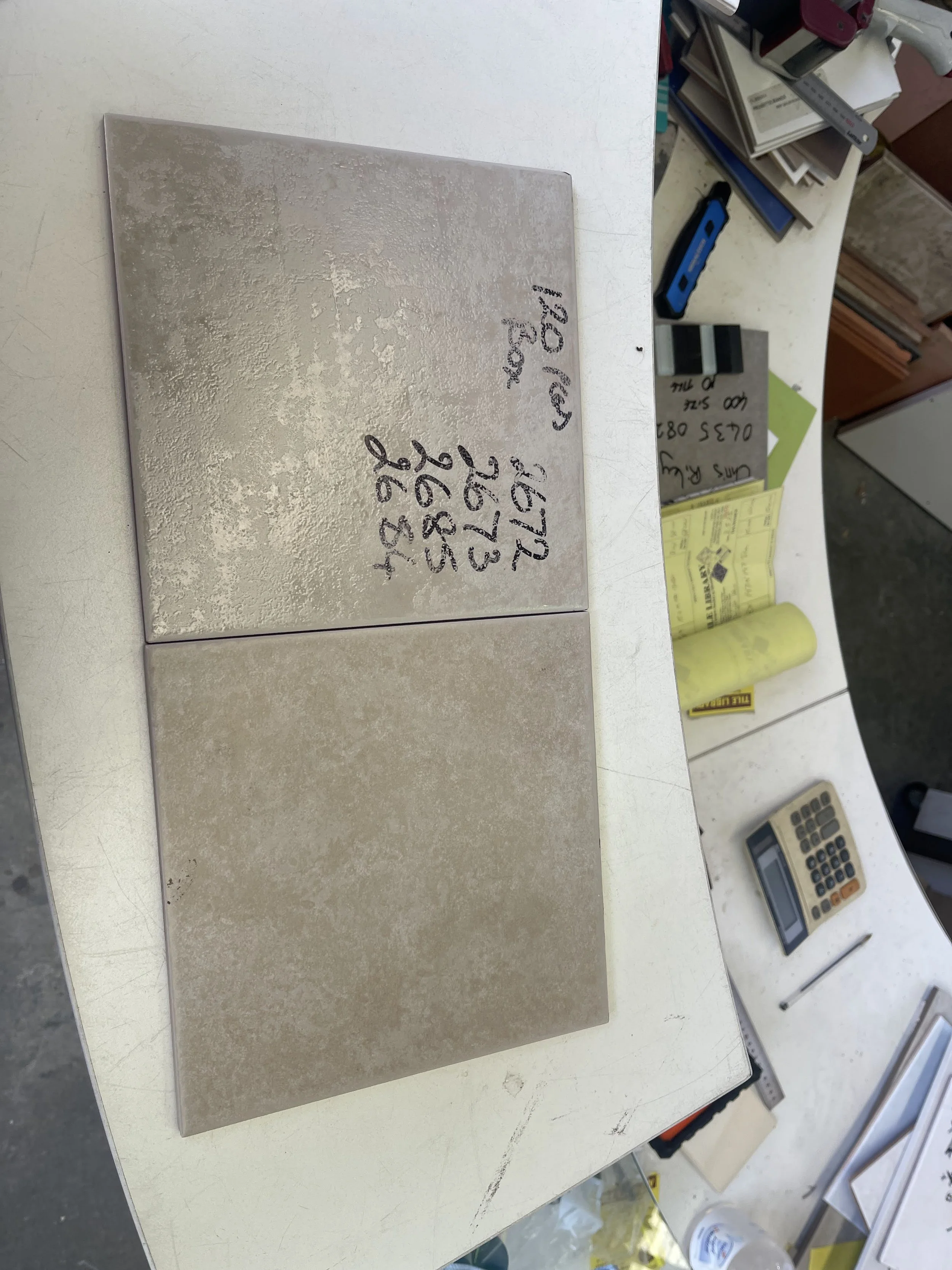 200x200 discontinued bathroom tiles matched