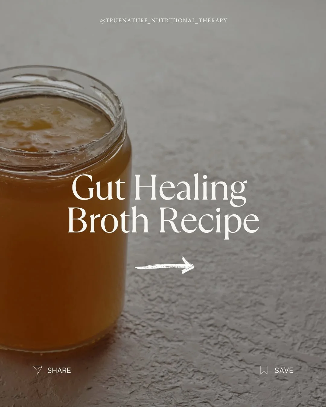 Broth is a well known food for those looking for easily absorbable nutrients for healing the body. 
This is especially true for the guts. Providing essential amino acids like glycine and proline supporting the body&rsquo;s production of DNA 🧬, phosp