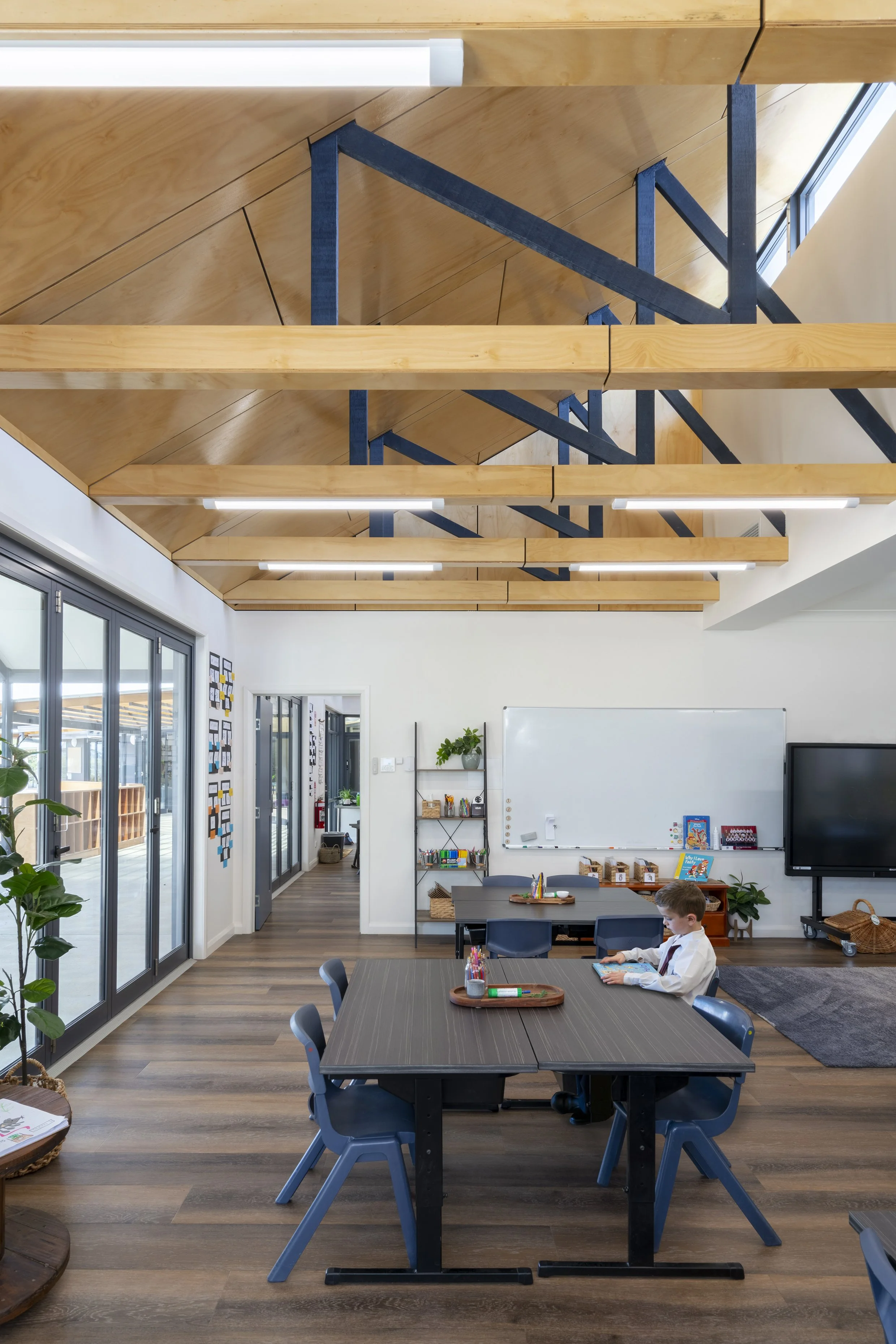 Architecture and design choices reflect the Reggio Emilia learning approach 