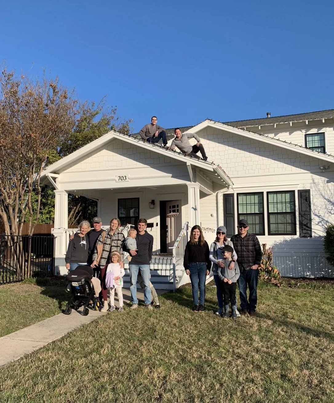 Group serving in the community from Onward Community Church