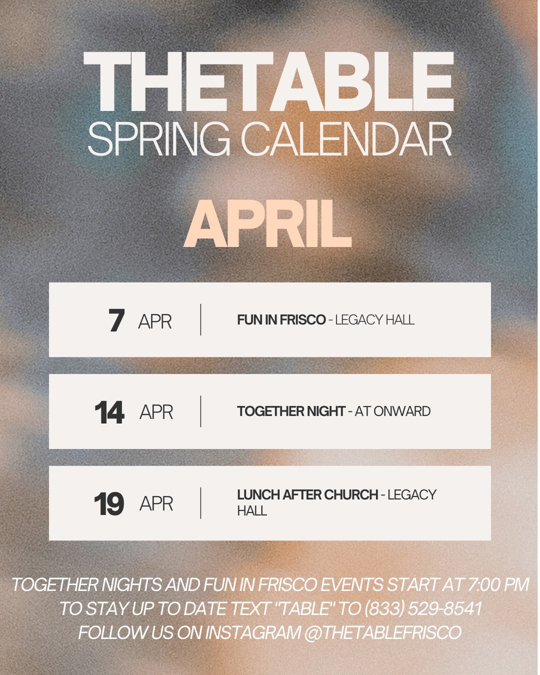 The Table - Fun in Frisco