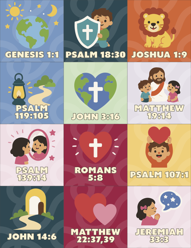 Preschool Verse Flashcards
