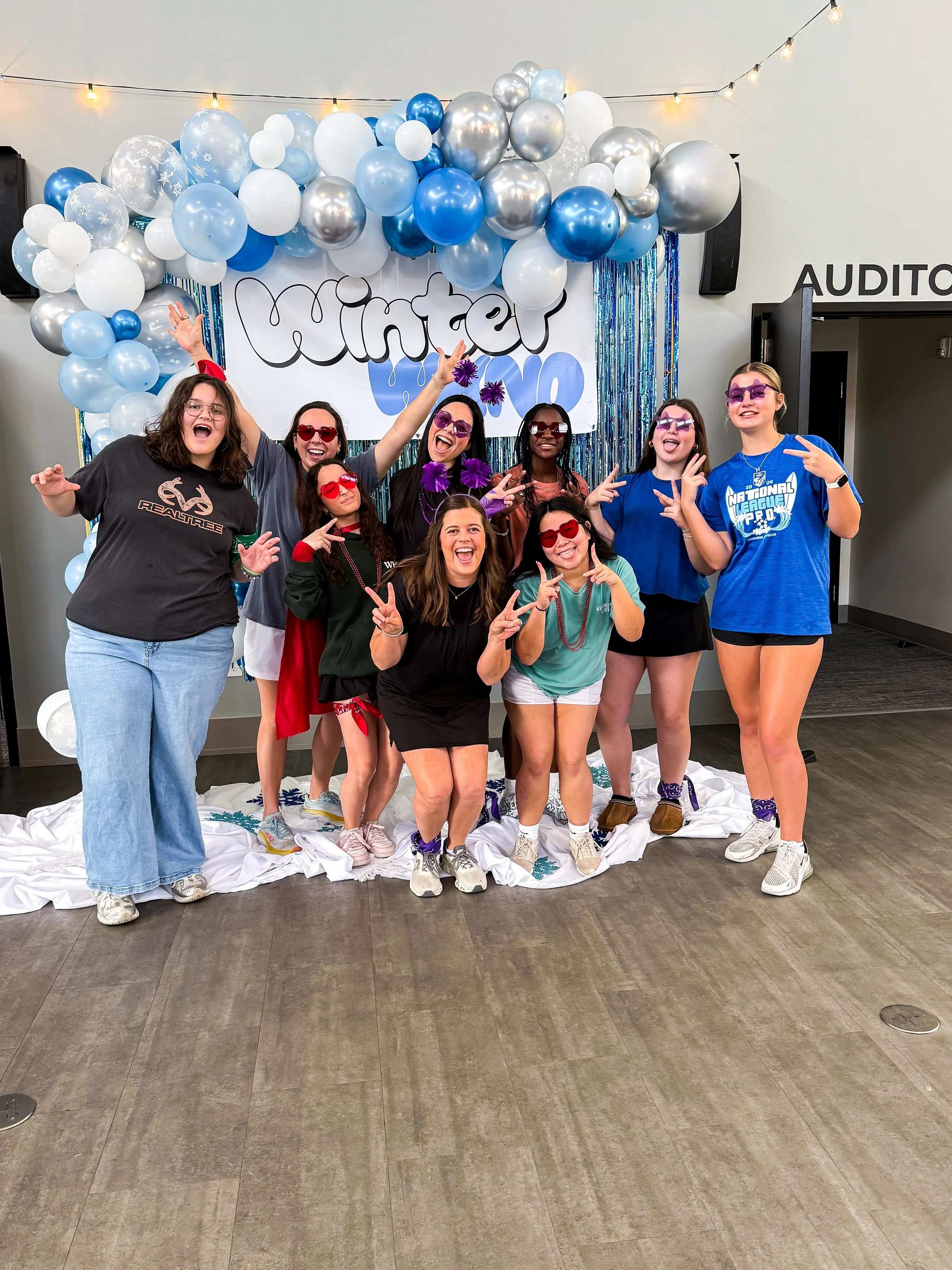 Students at a fun weekend event at onward community church in frisco