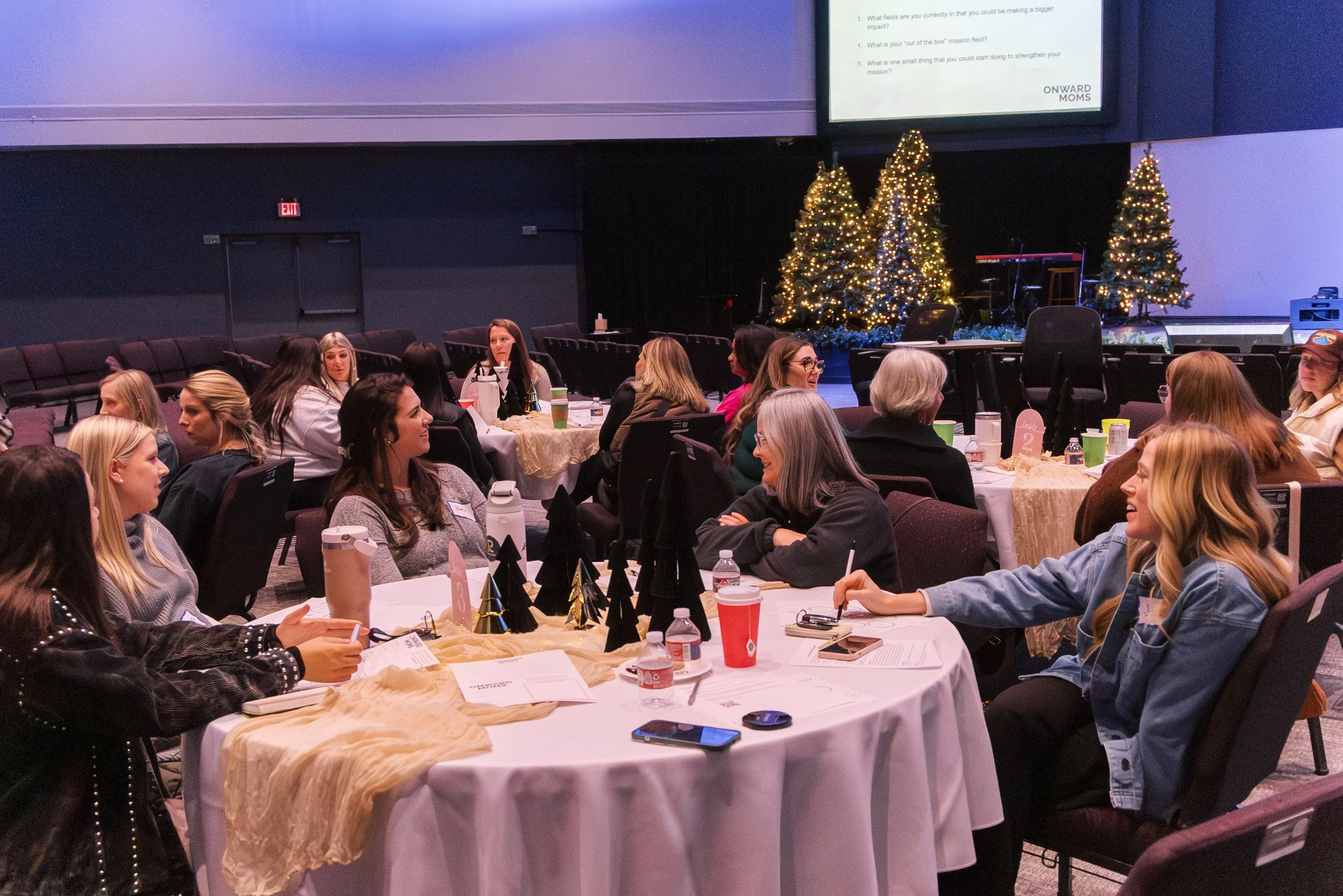 Women studying gods word at Onward Community Church in frisco